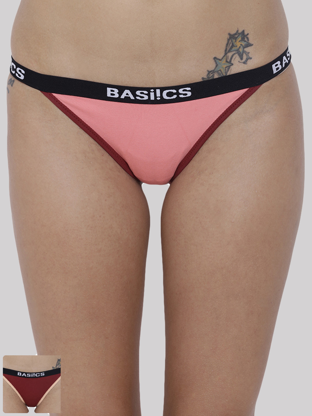 Women Moda Fashionable Brief Panty Pack of 2