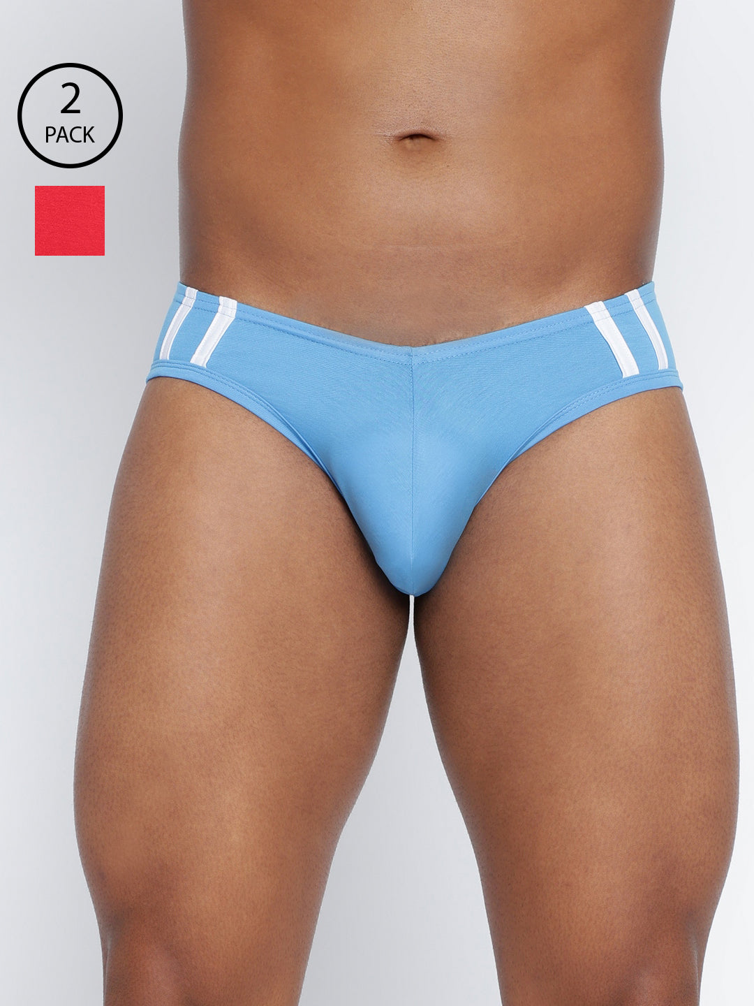 Men Striped Fashion Brief Pack of 2