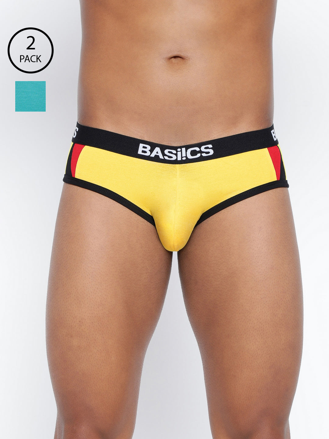Men Modern Pattern Brief Pack of 2