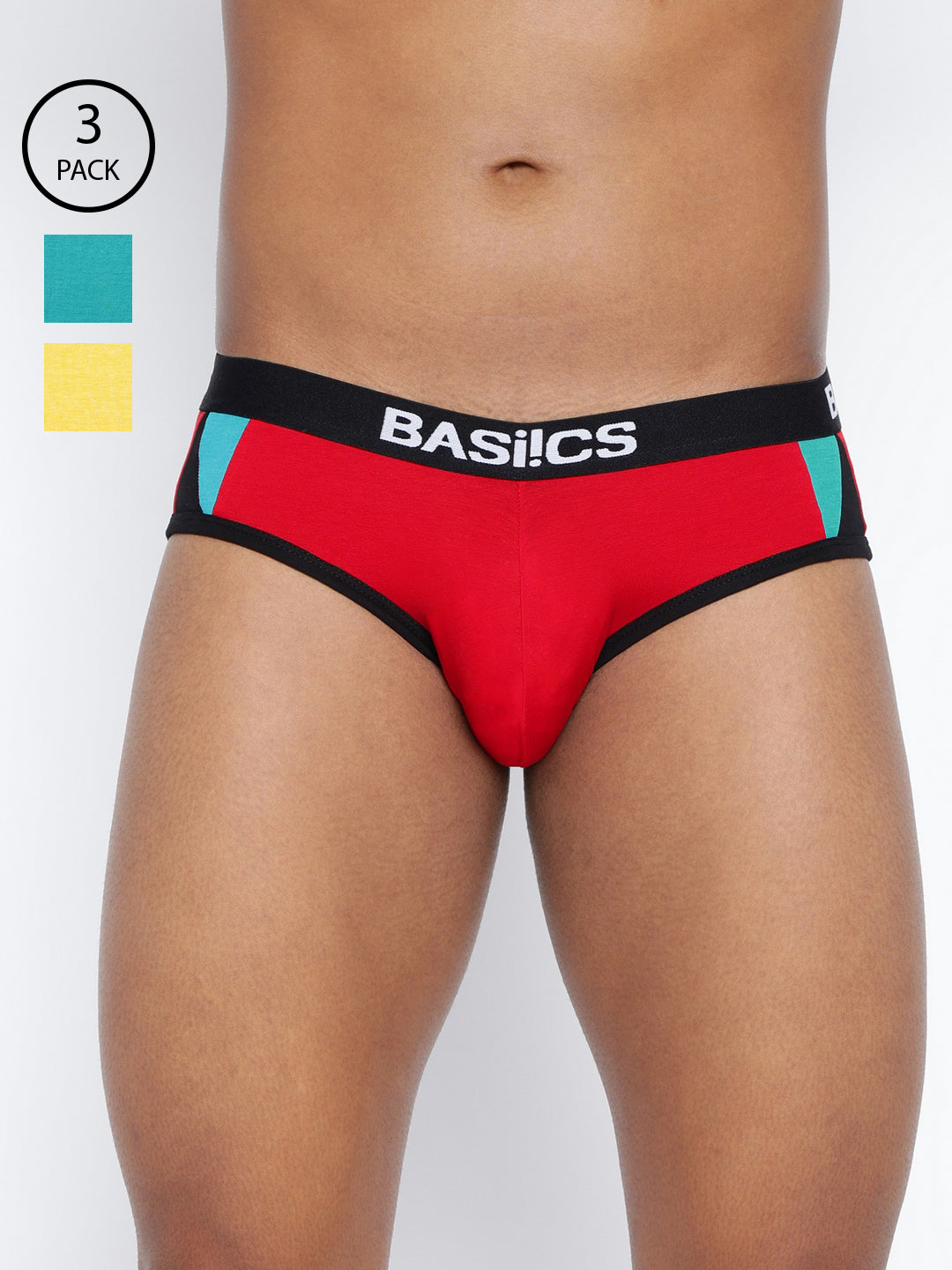 Men Modern Pattern Brief Pack of 3