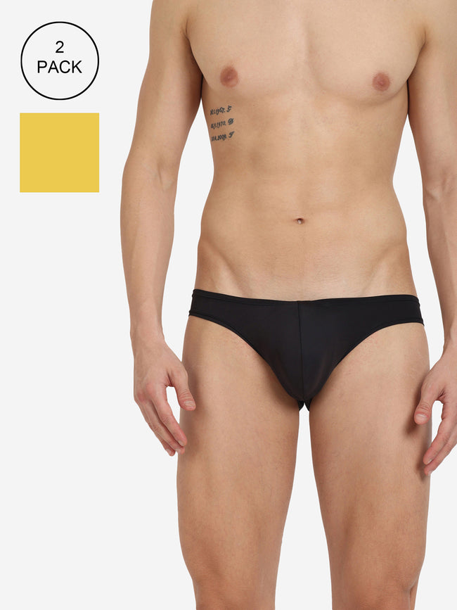 Men Semi-Seamless Featherlight Brief Pack of 2