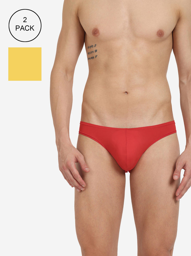 Men Semi-Seamless Featherlight Brief Pack of 2