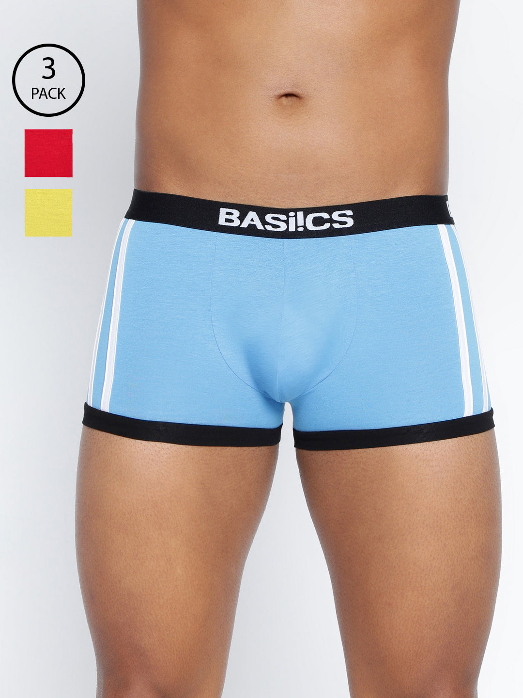 Men Body Boost Striped Trunk Pack of 3