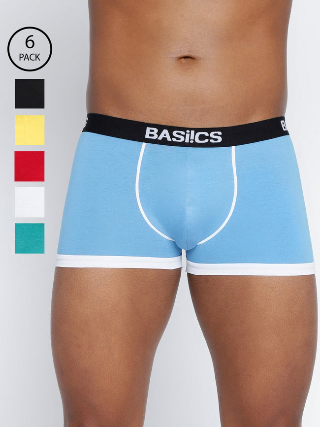 Men Bold Micro Sport Trunk Pack of 6