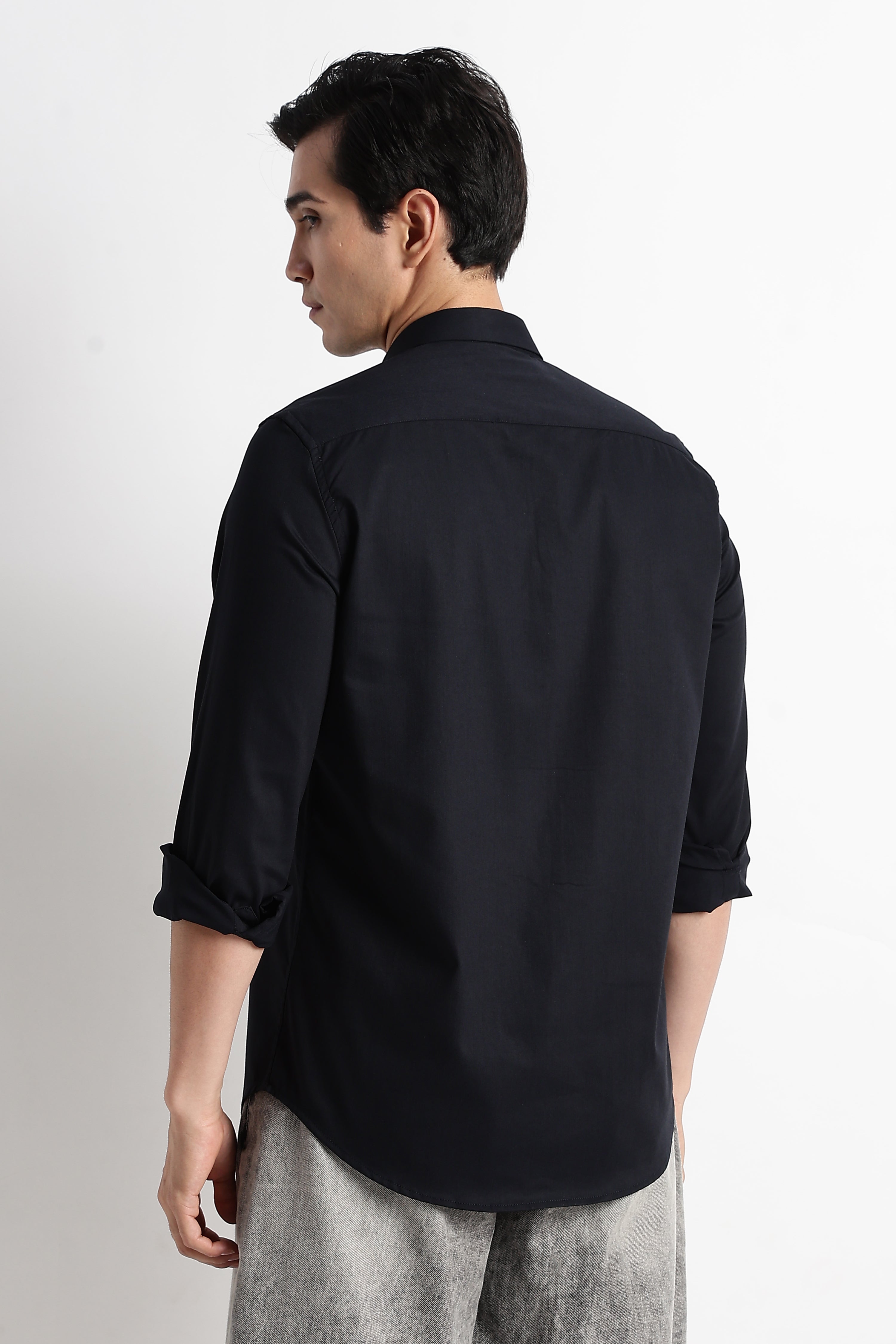 Men Essential Poly-Lycra Shirt