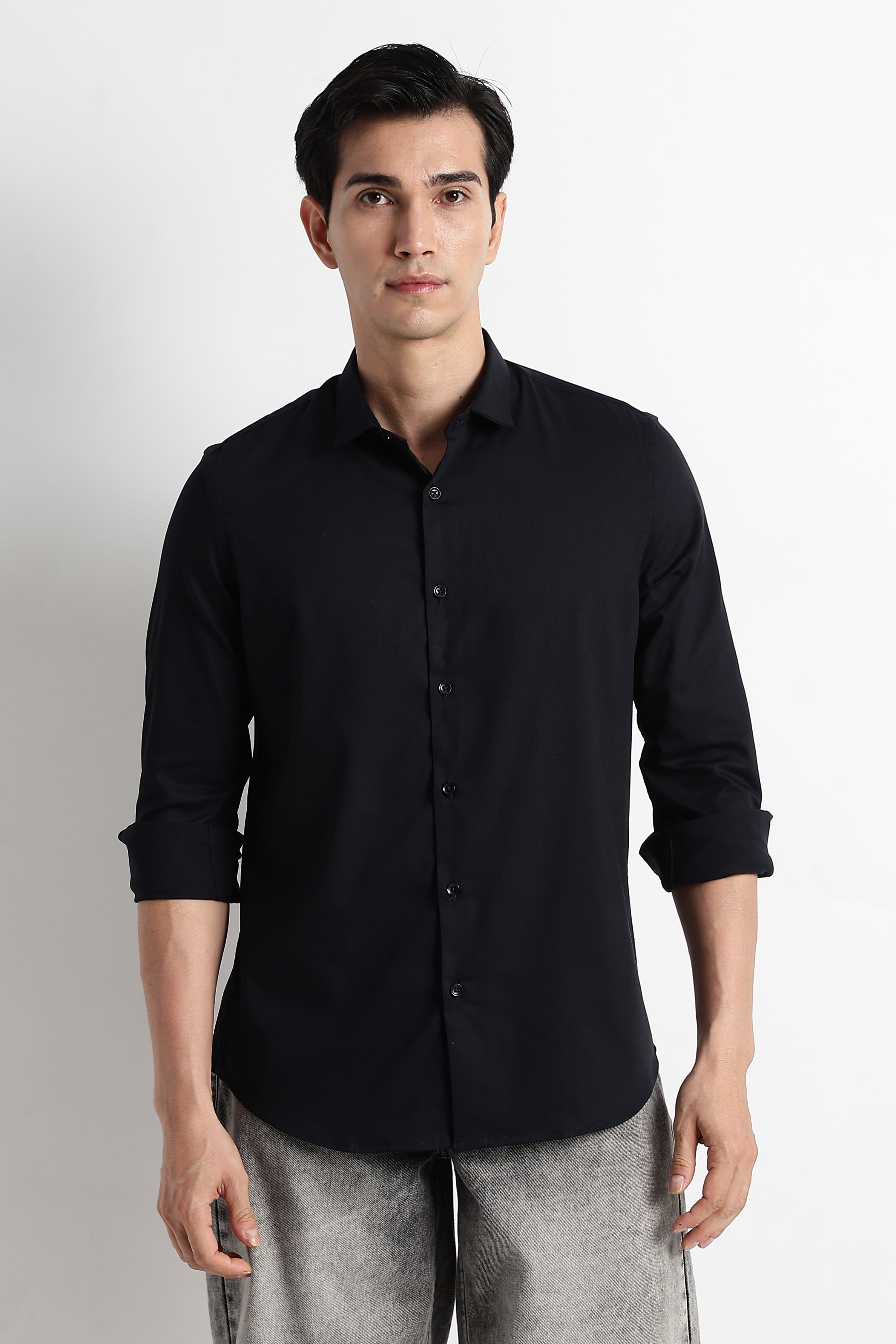Men Essential Poly-Lycra Shirt