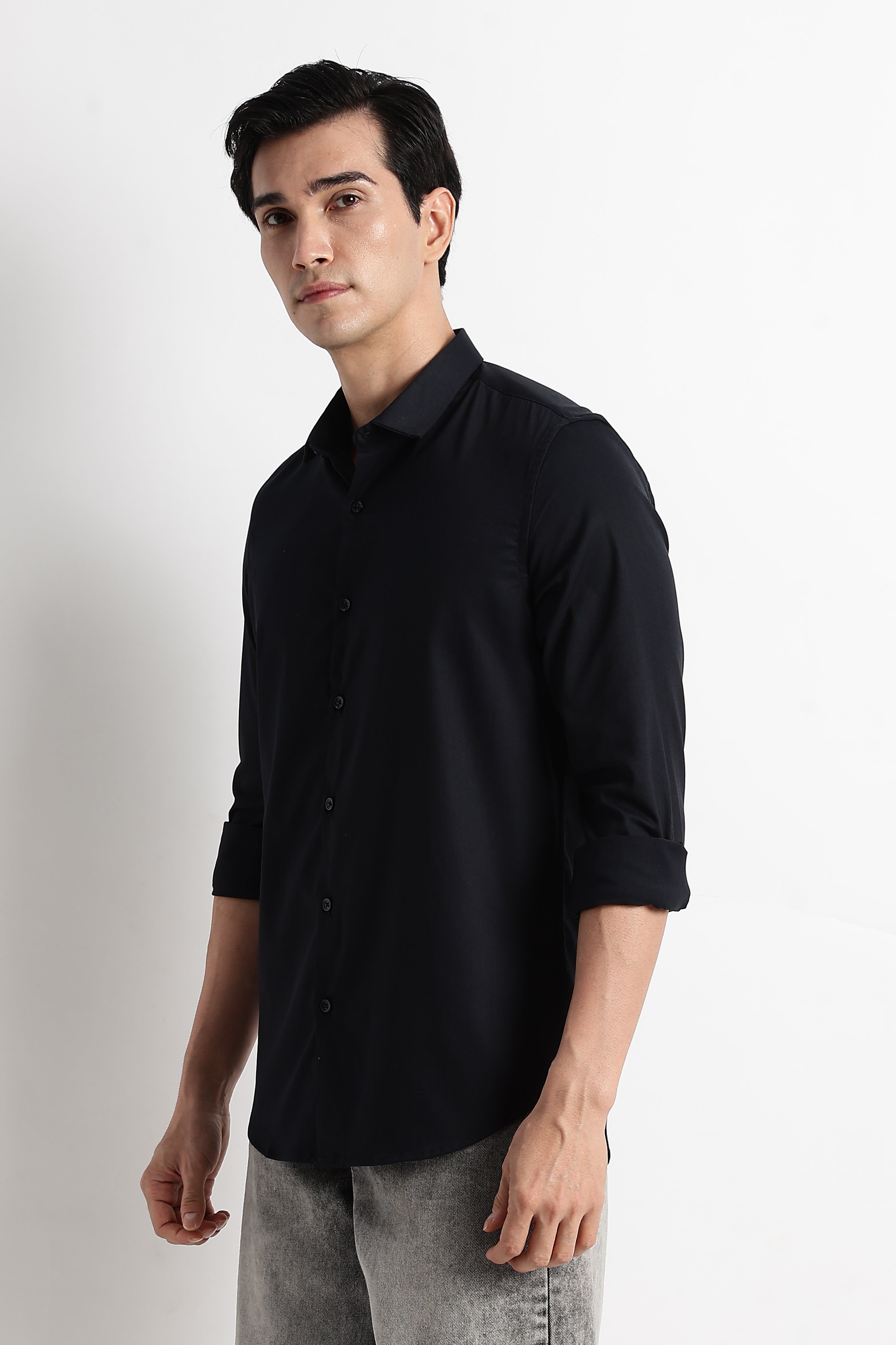 Men Essential Poly-Lycra Shirt