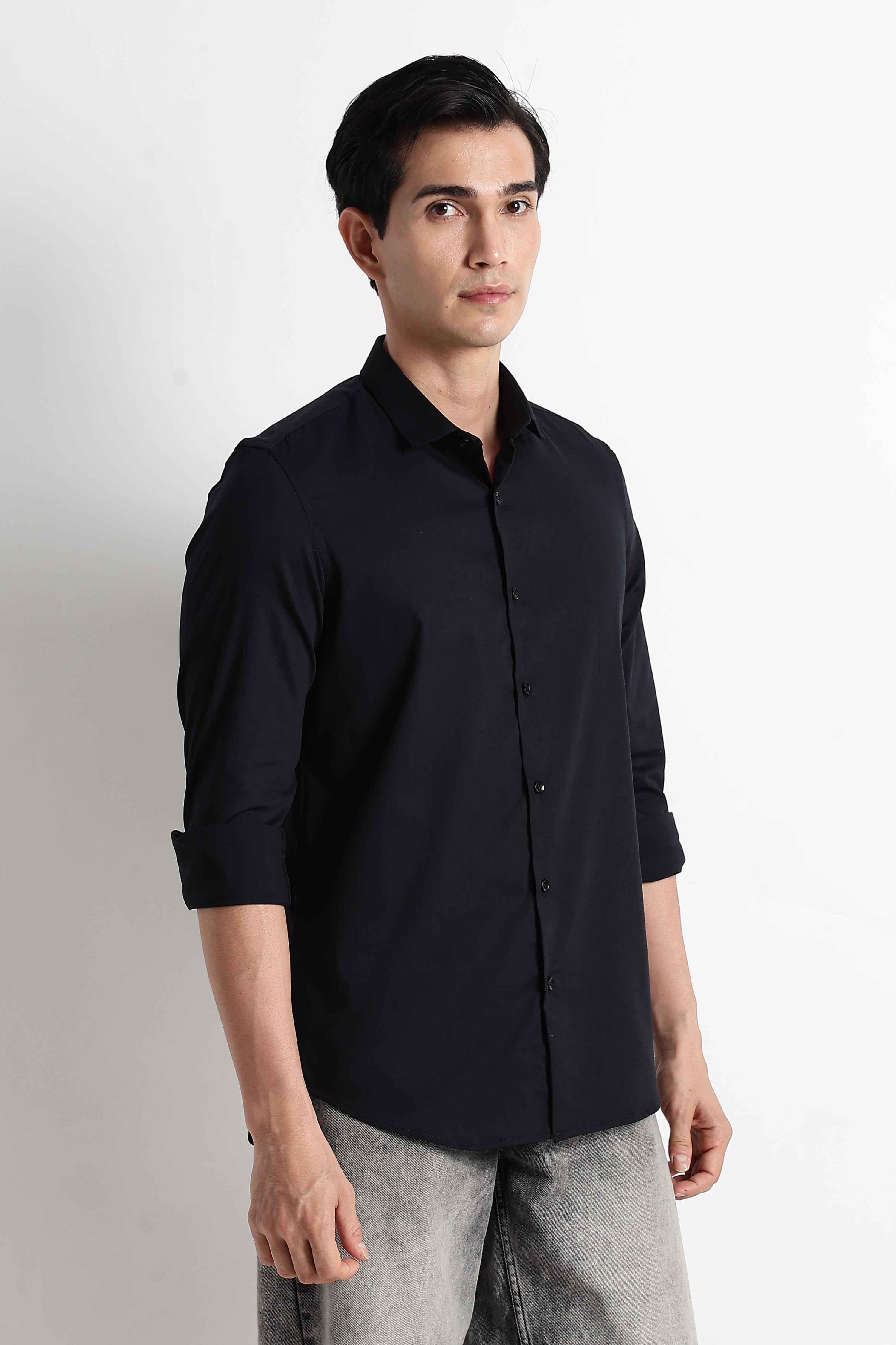 Men Essential Poly-Lycra Shirt