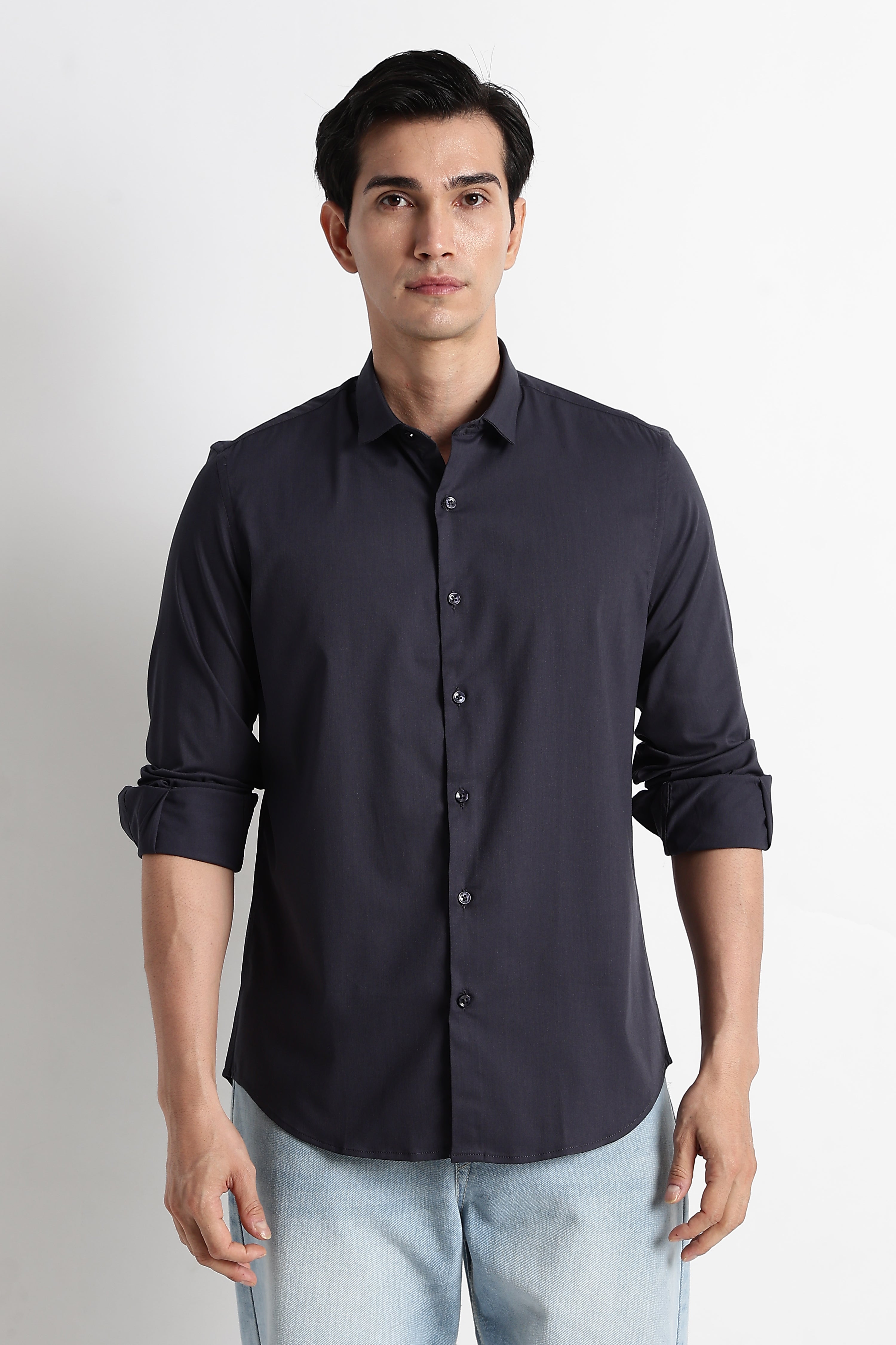 Men Essential Poly-Lycra Shirt