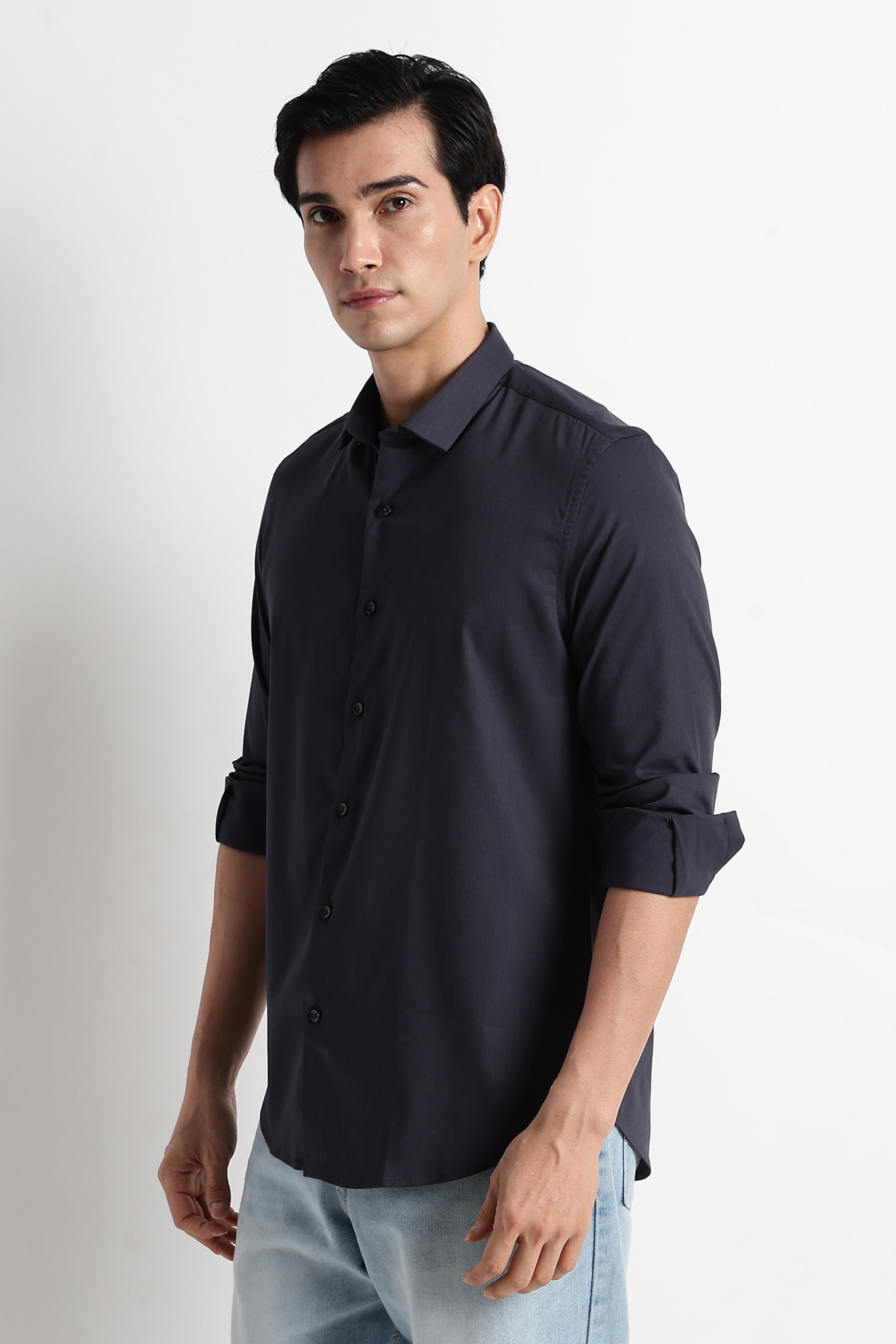 Men Essential Poly-Lycra Shirt