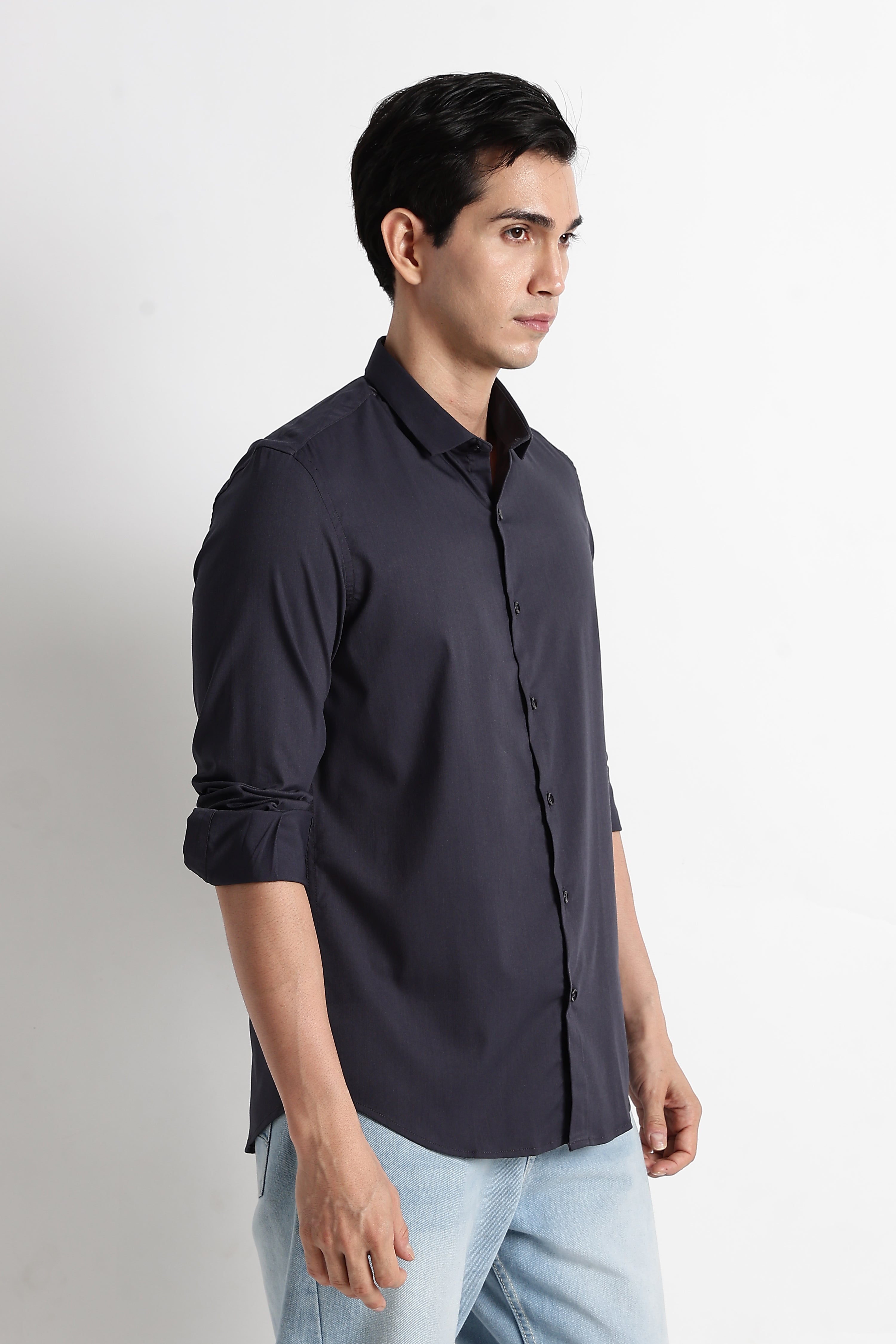Men Essential Poly-Lycra Shirt