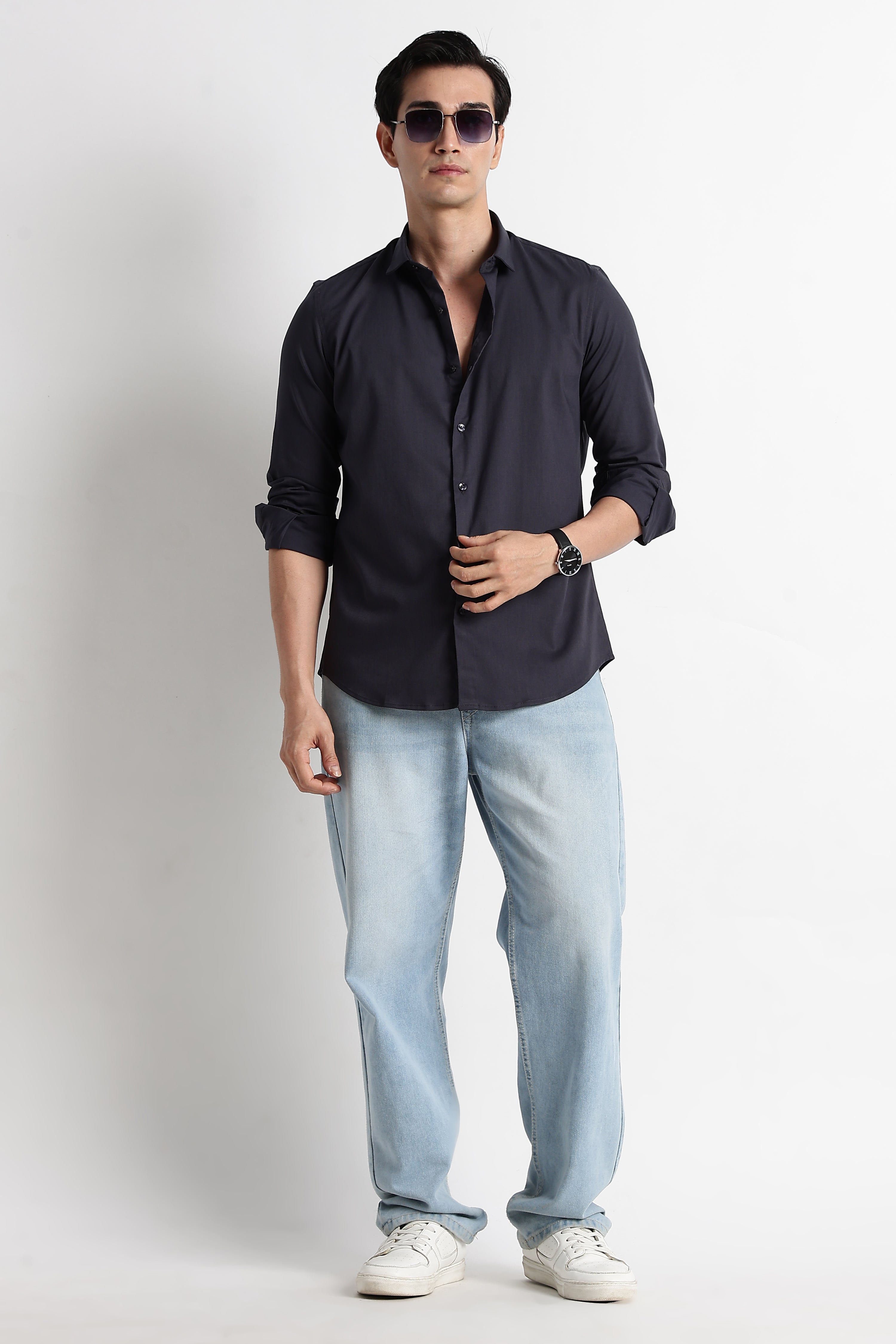 Men Essential Poly-Lycra Shirt