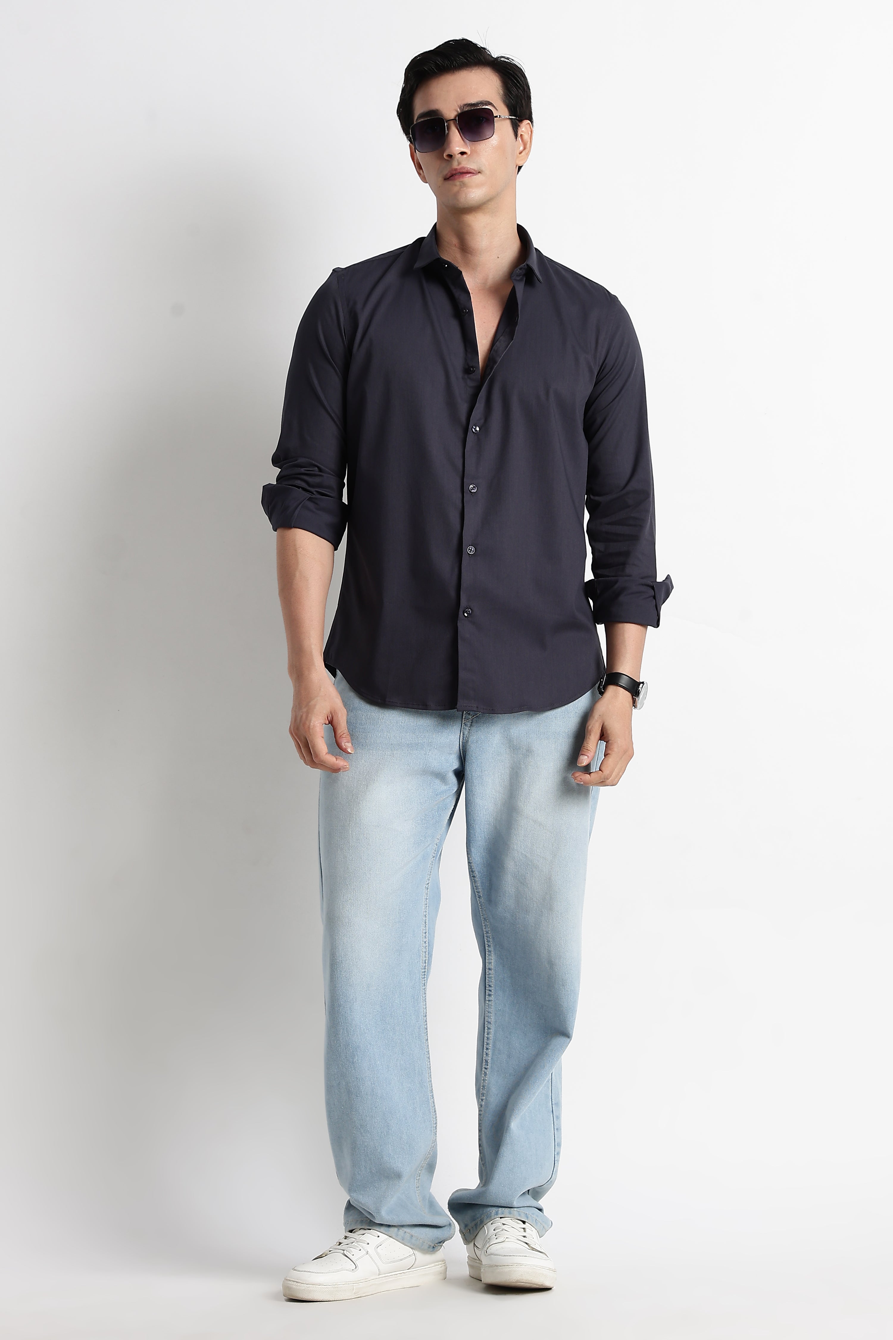 Men Essential Poly-Lycra Shirt