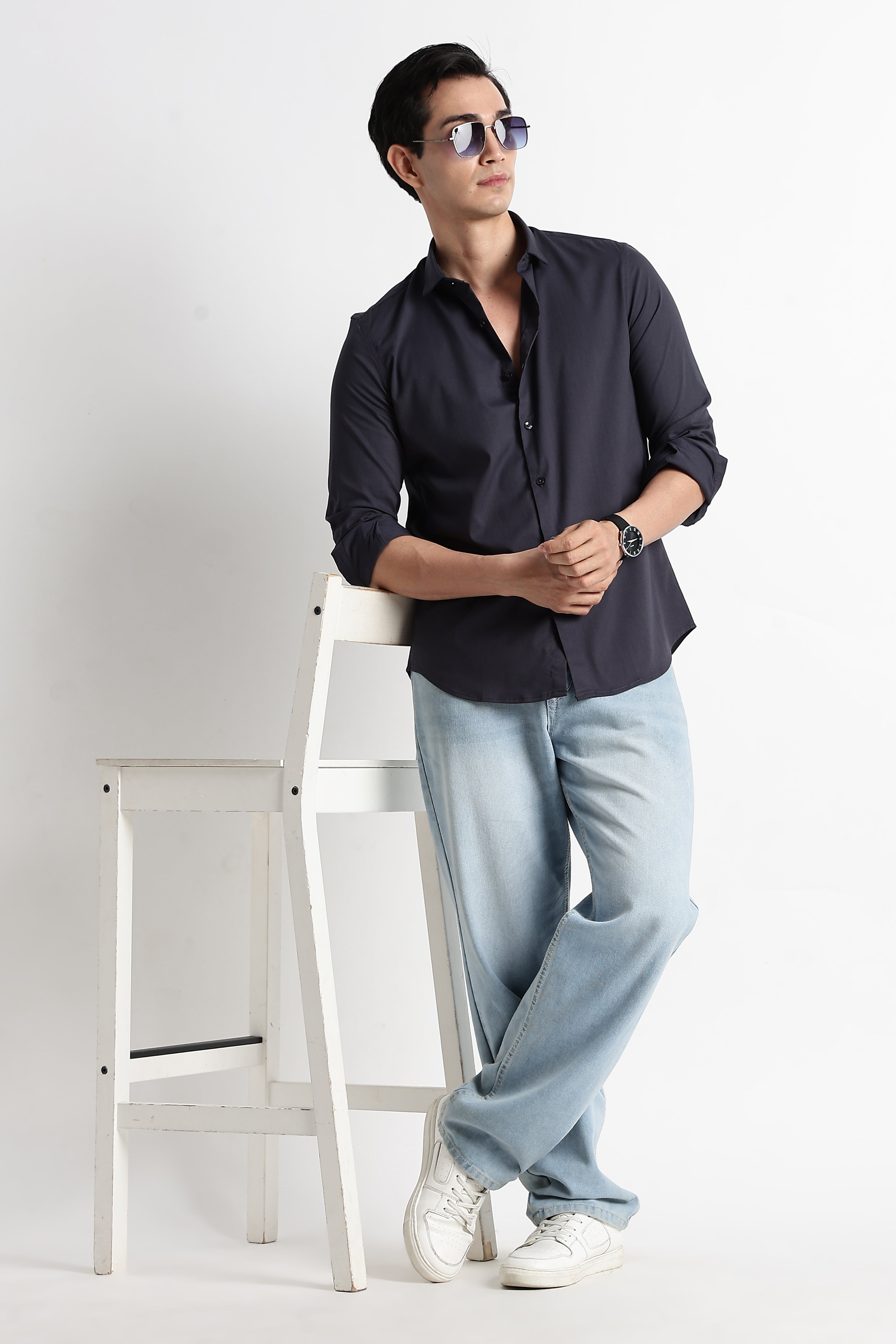 Men Essential Poly-Lycra Shirt