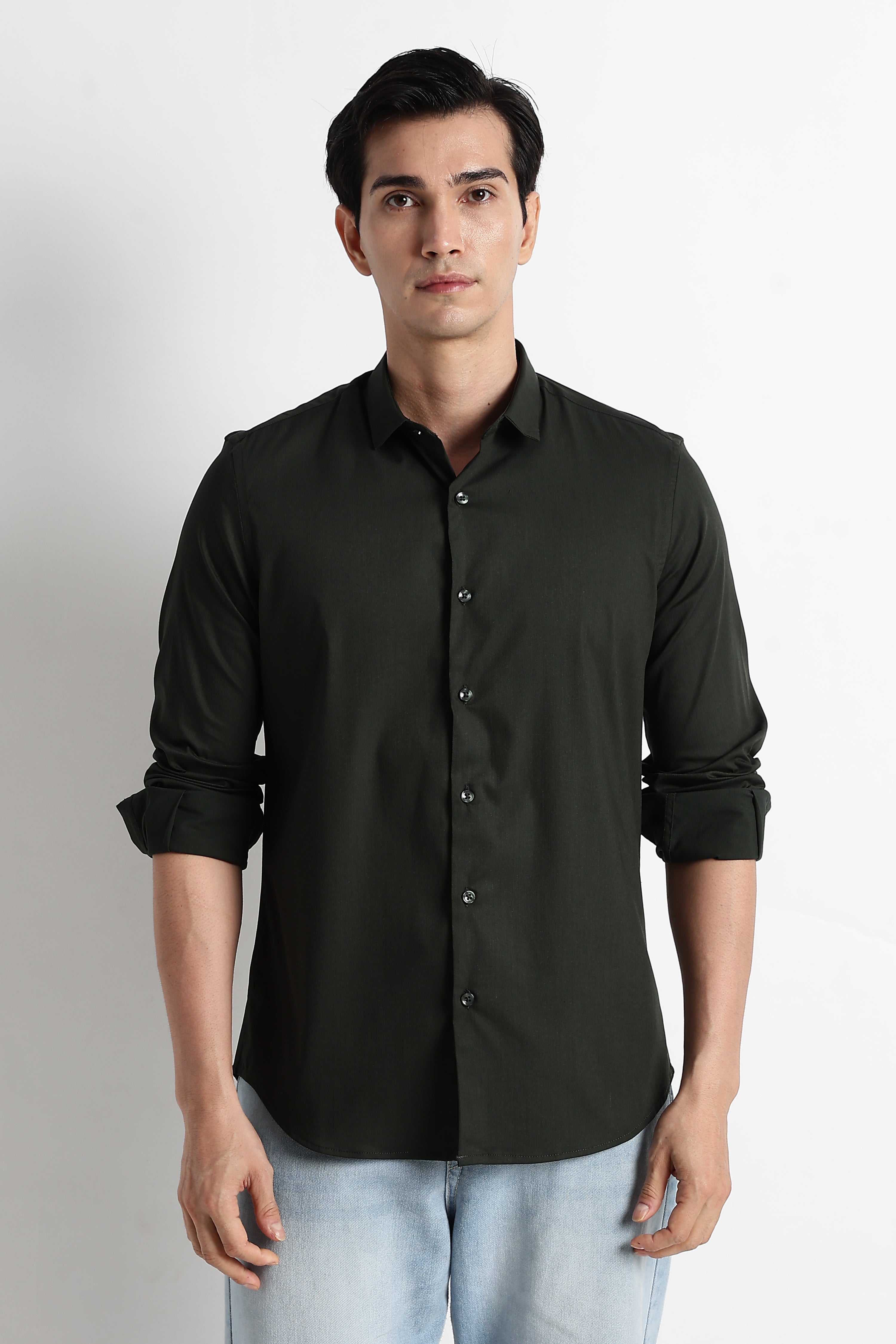 Men Essential Poly-Lycra Shirt