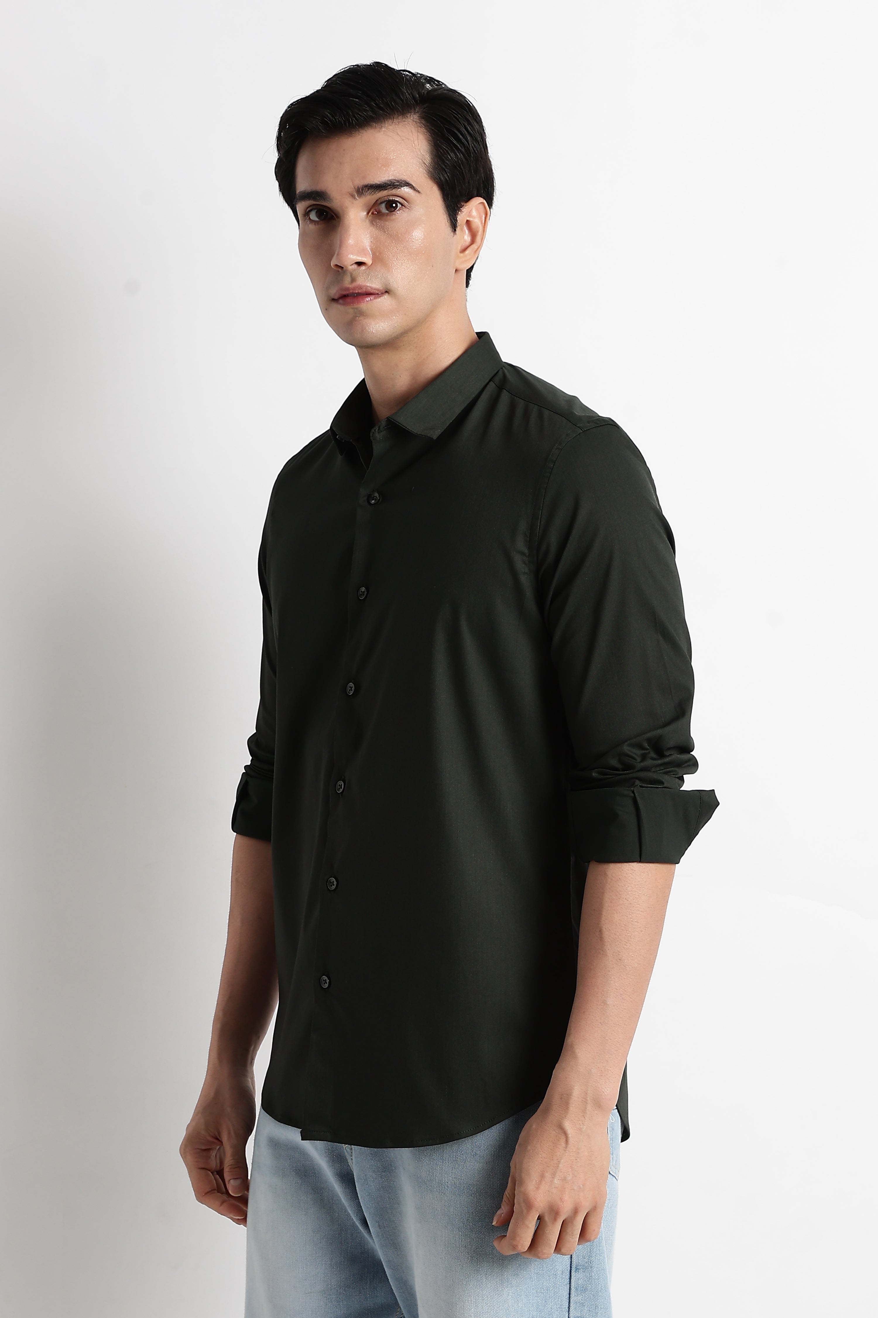 Men Essential Poly-Lycra Shirt