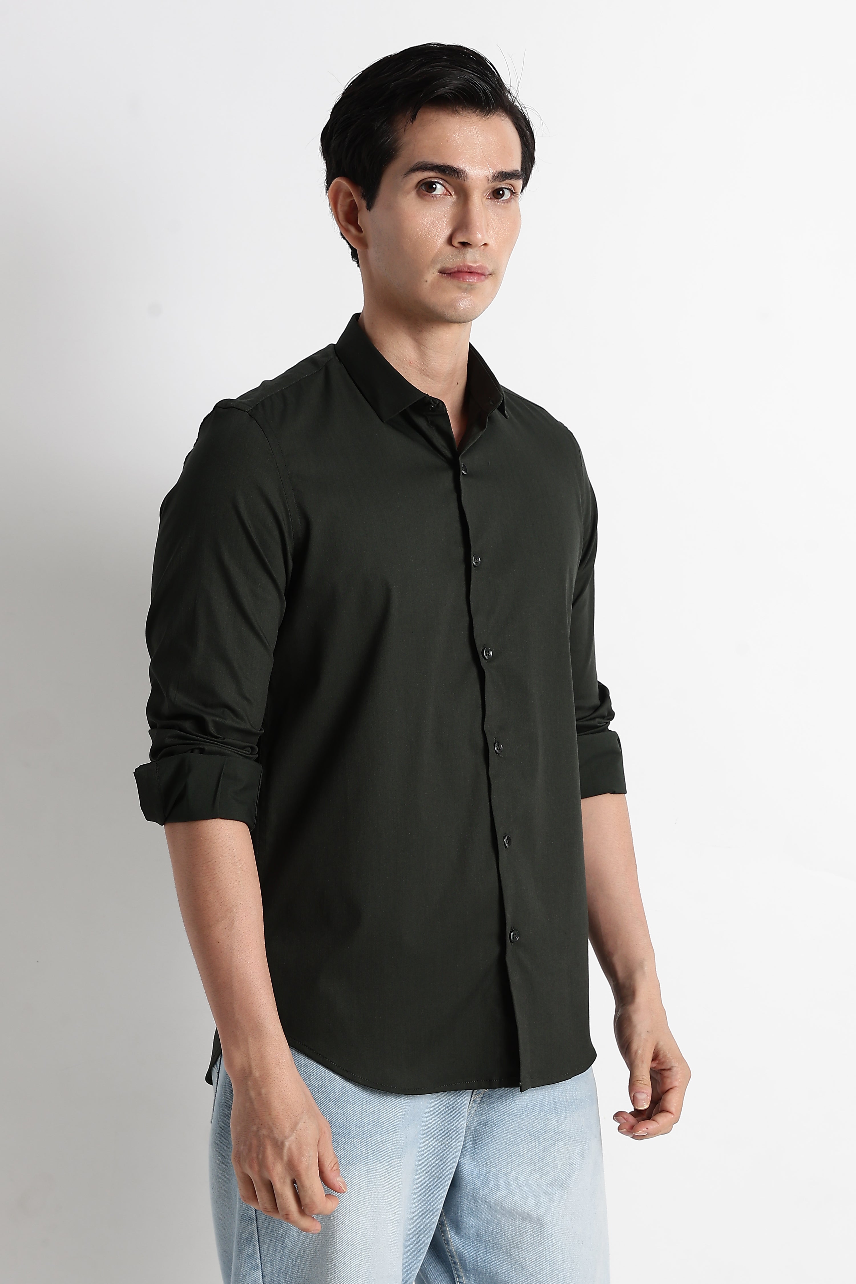 Men Essential Poly-Lycra Shirt