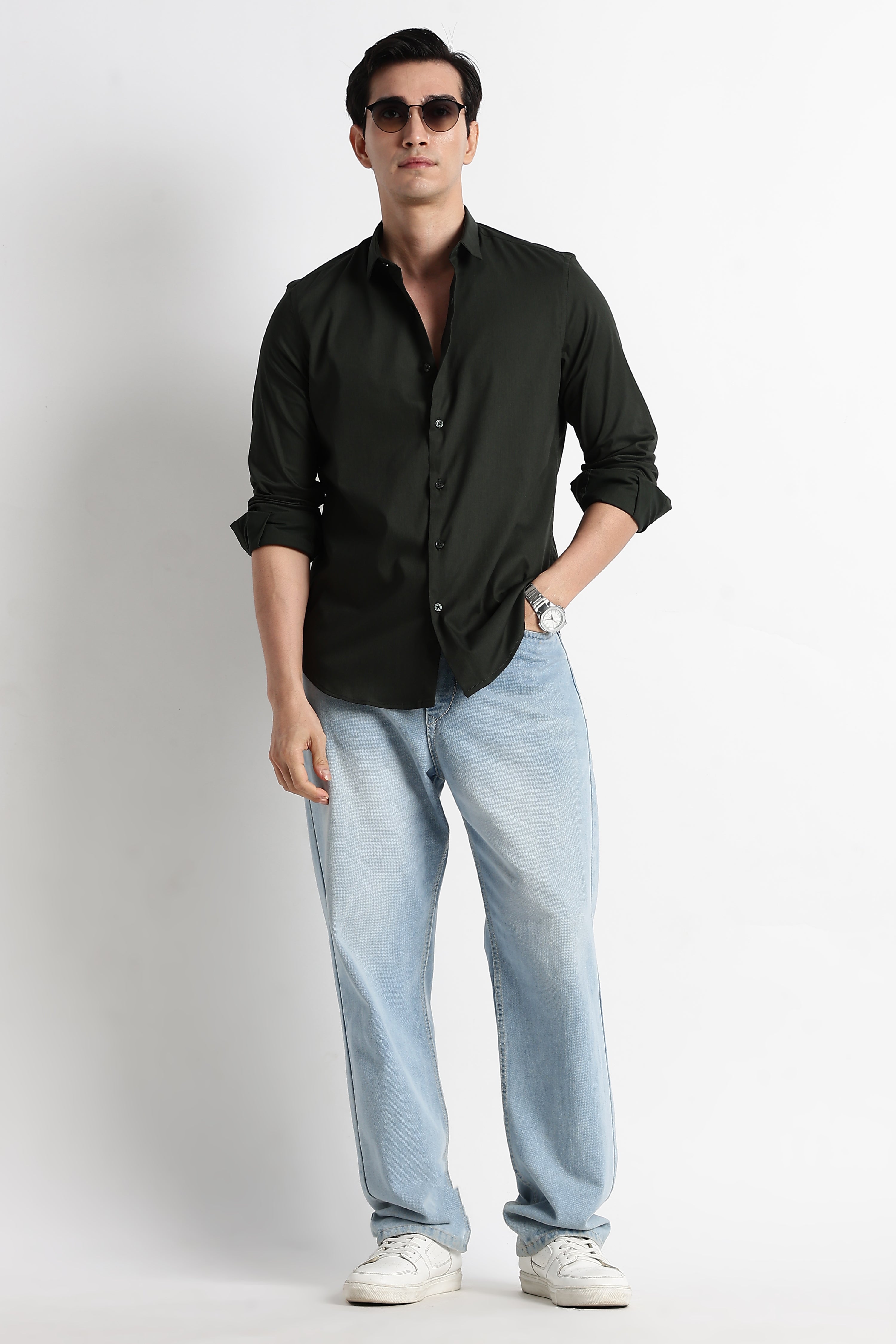 Men Essential Poly-Lycra Shirt