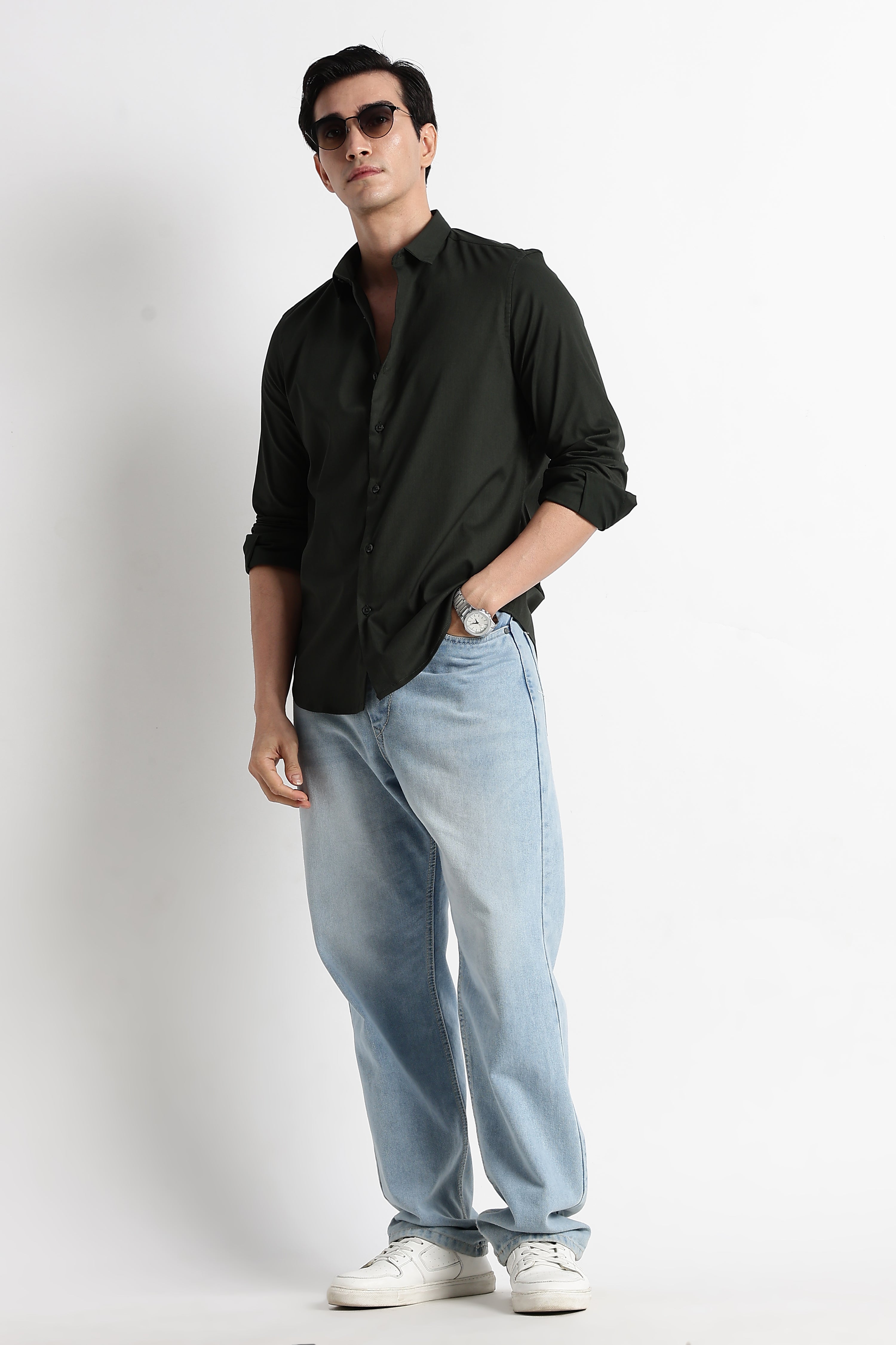 Men Essential Poly-Lycra Shirt