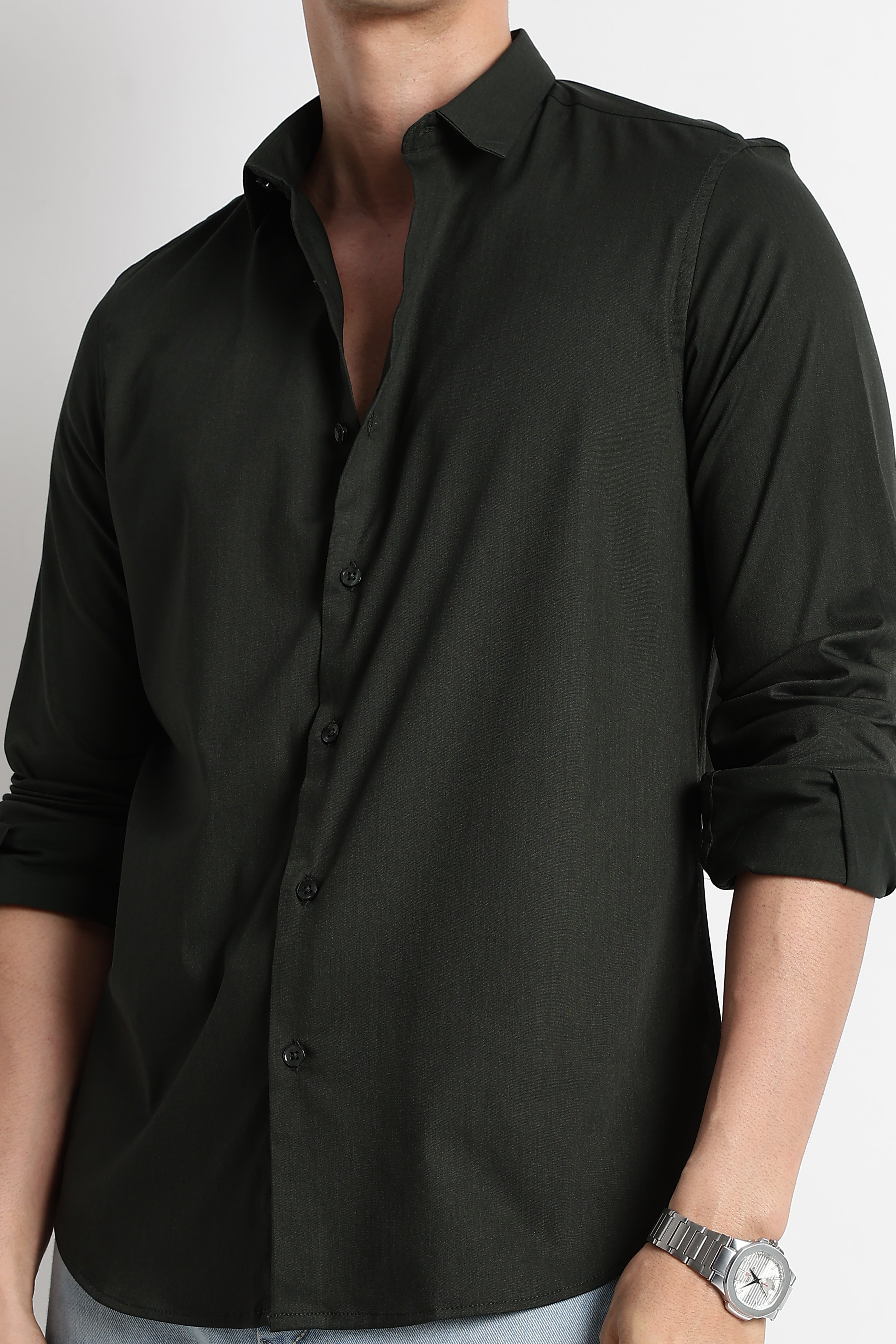 Men Essential Poly-Lycra Shirt