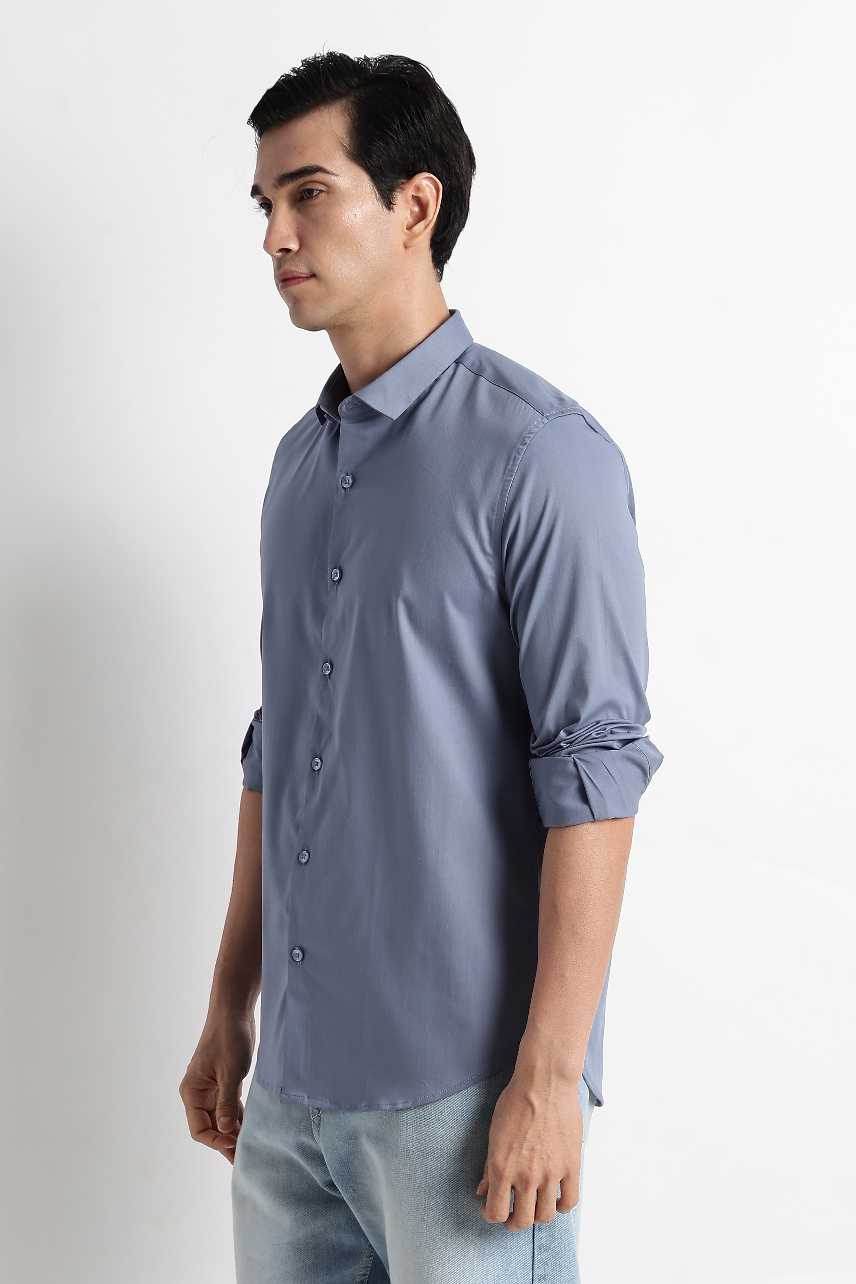 Men Essential Poly-Lycra Shirt