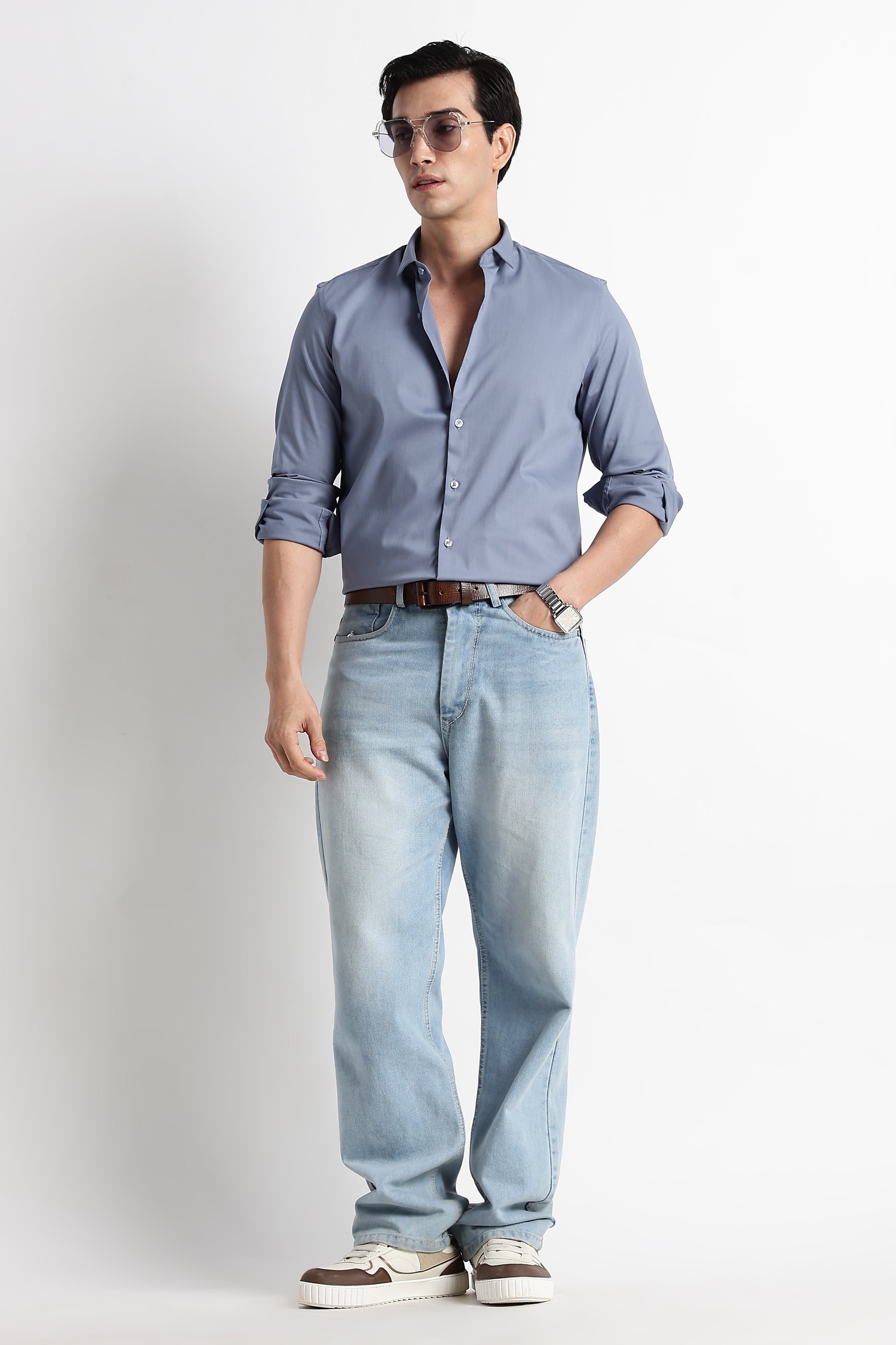 Men Essential Poly-Lycra Shirt