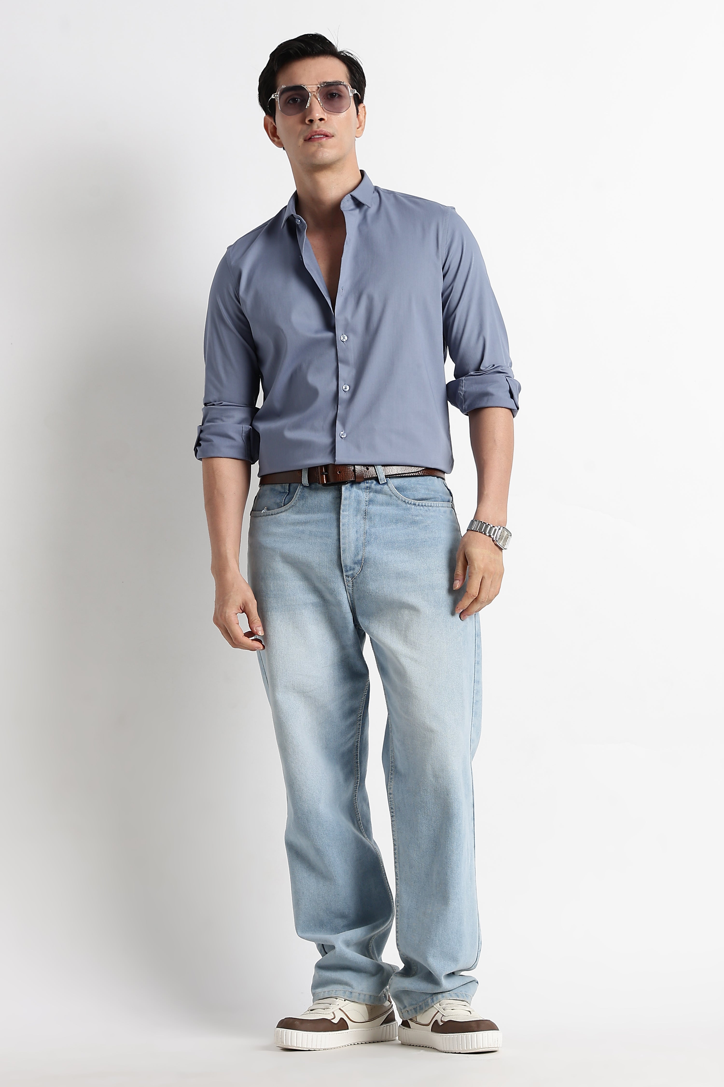 Men Essential Poly-Lycra Shirt