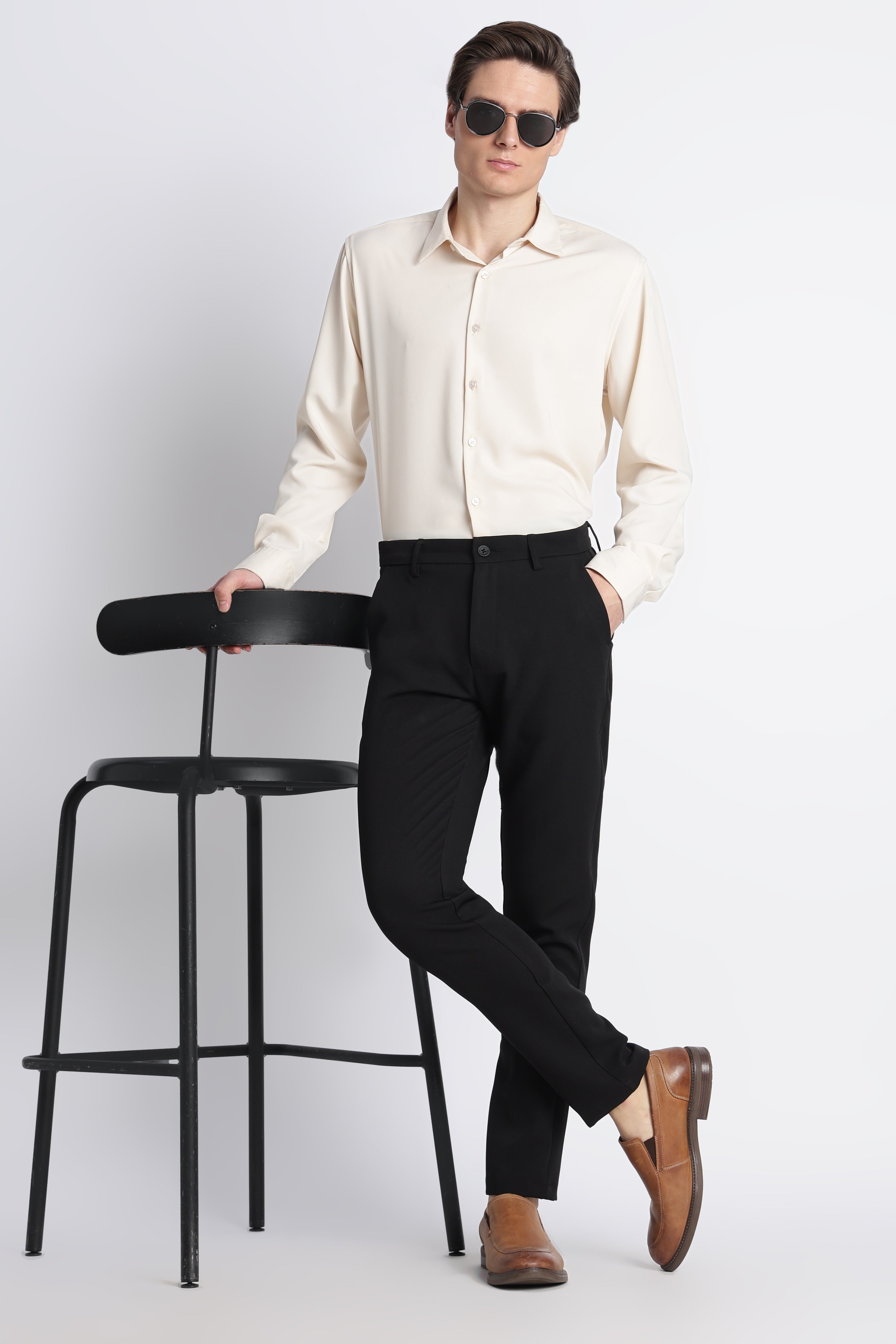 Men Modern Slim Fit Trousers