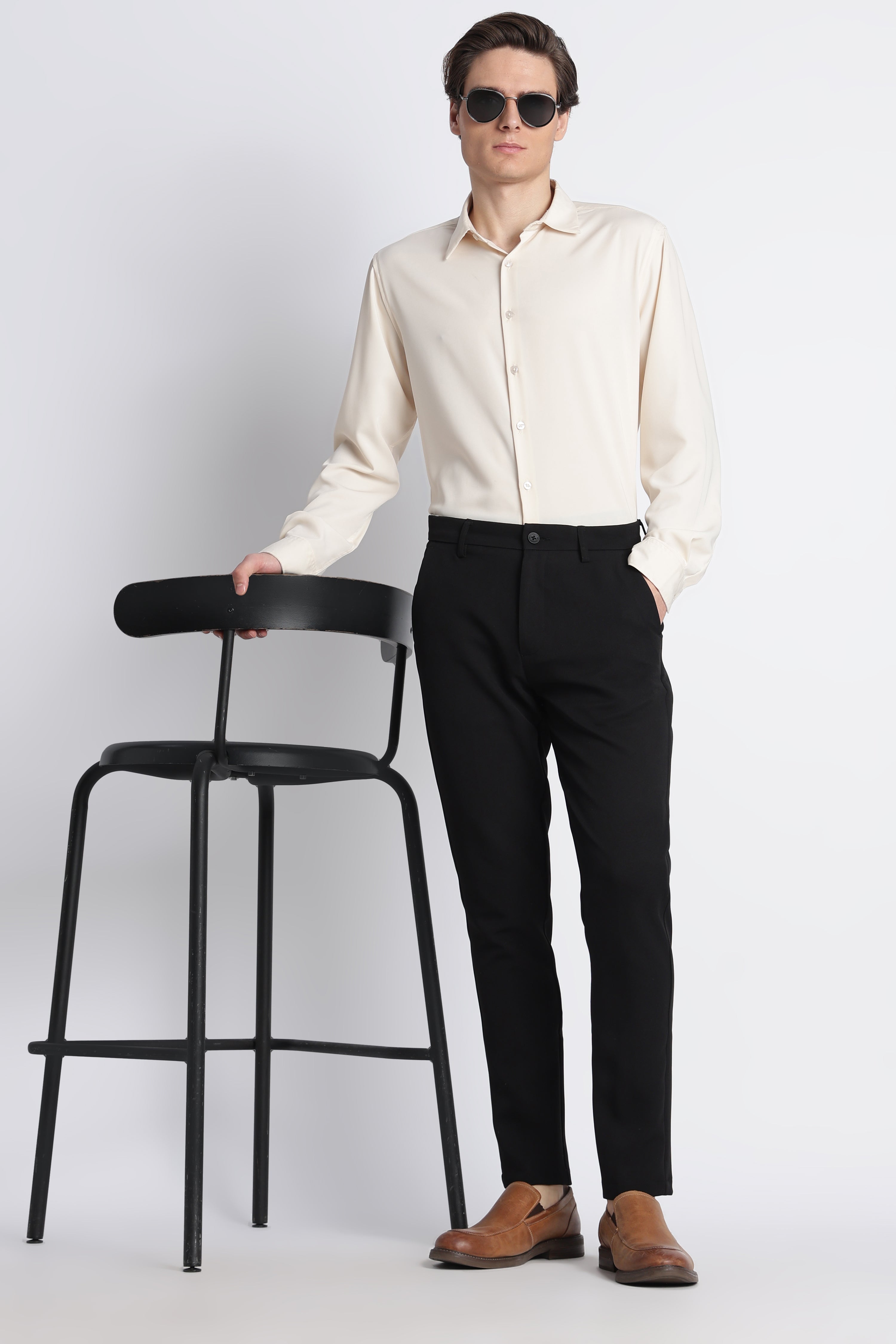 Men Modern Slim Fit Trousers