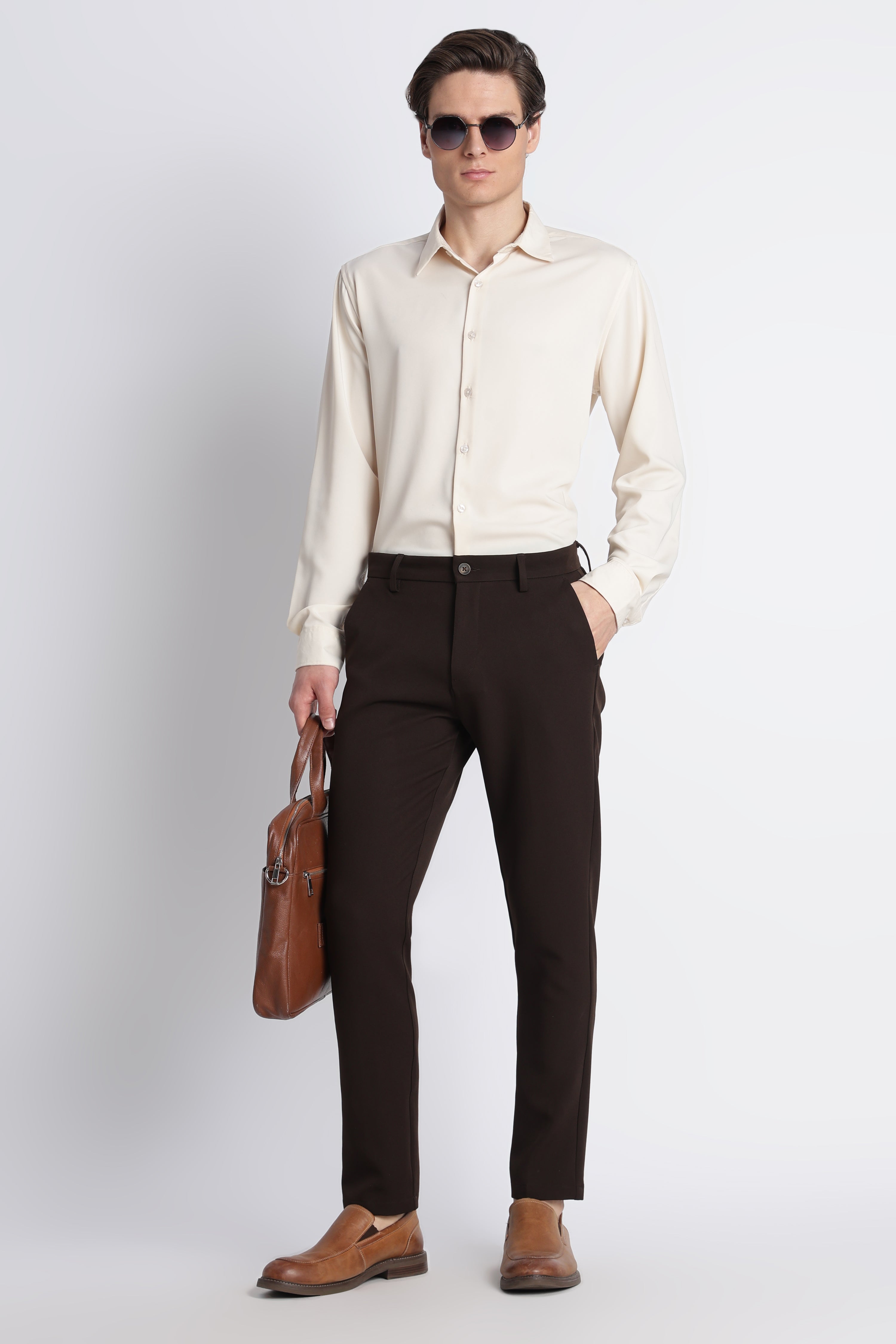Men Modern Slim Fit Trousers