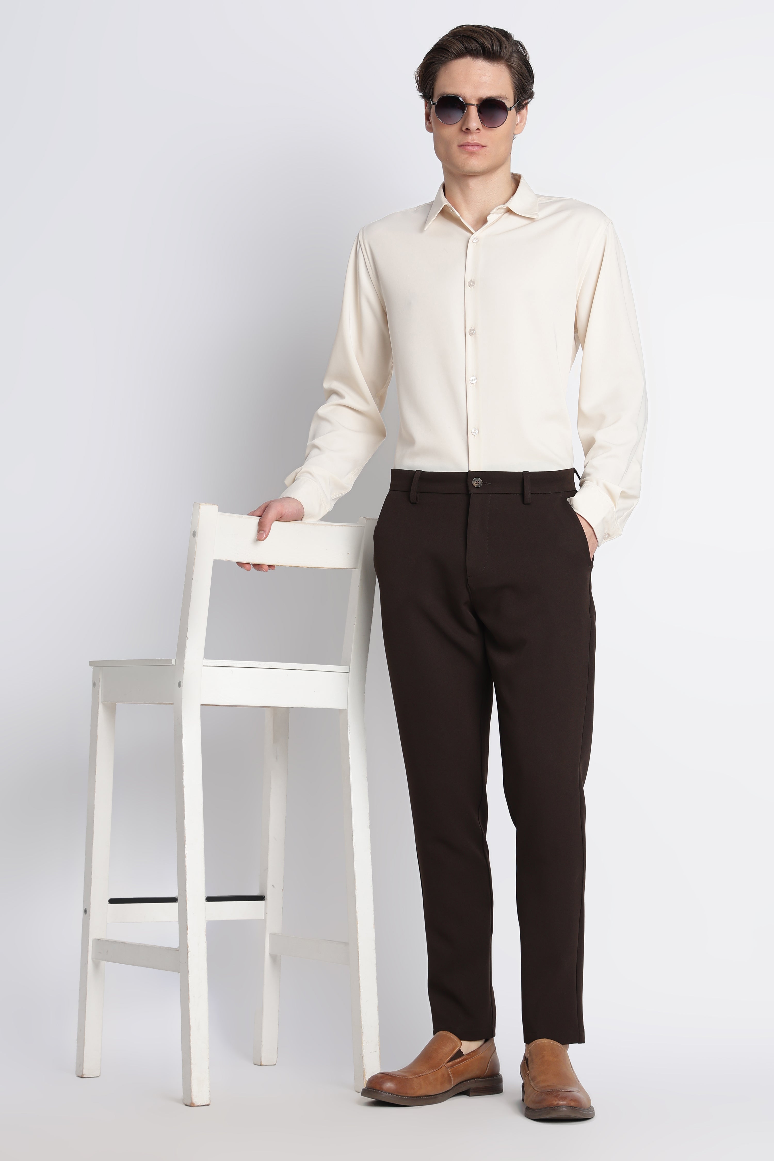 Men Modern Slim Fit Trousers