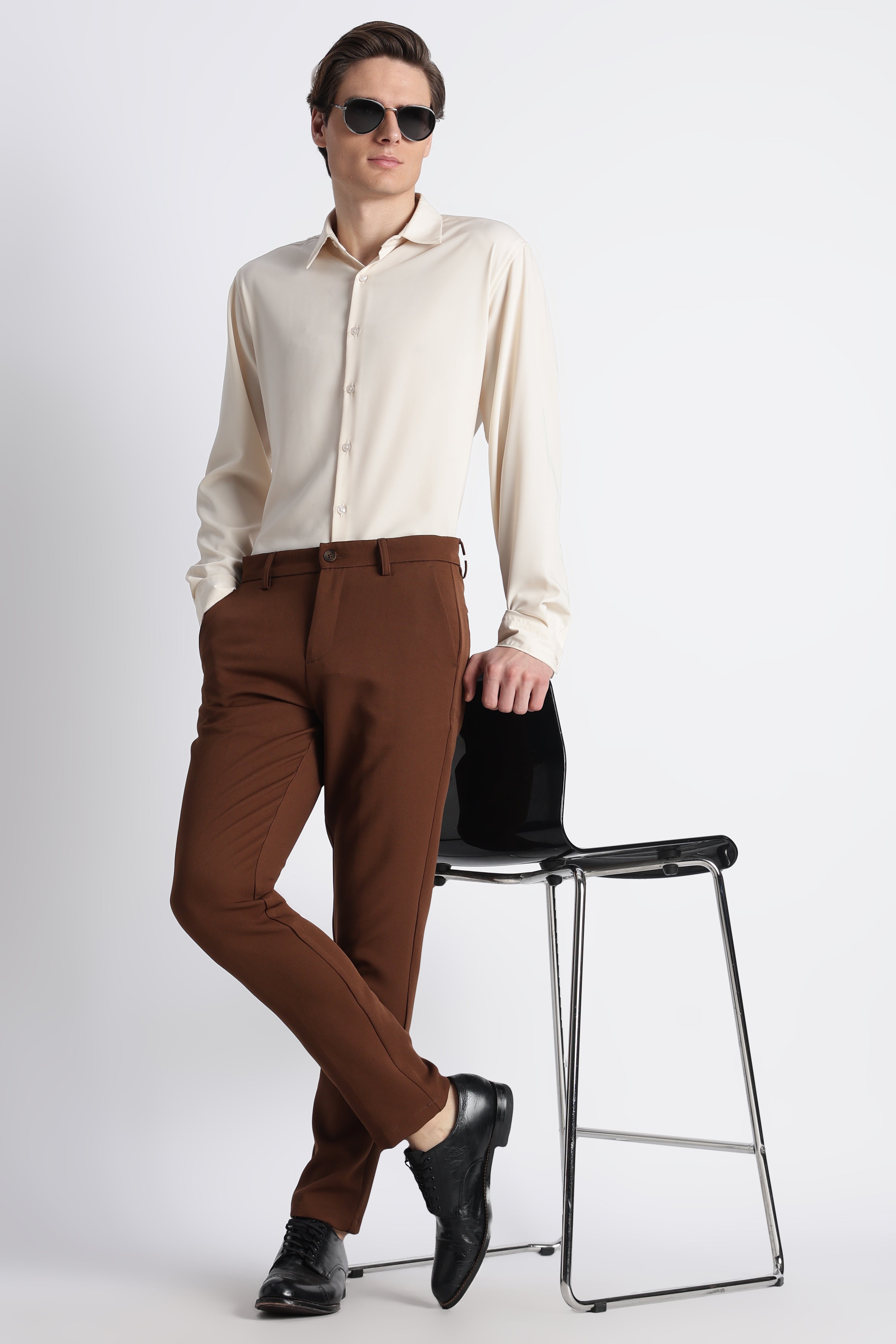 Men Modern Slim Fit Trousers