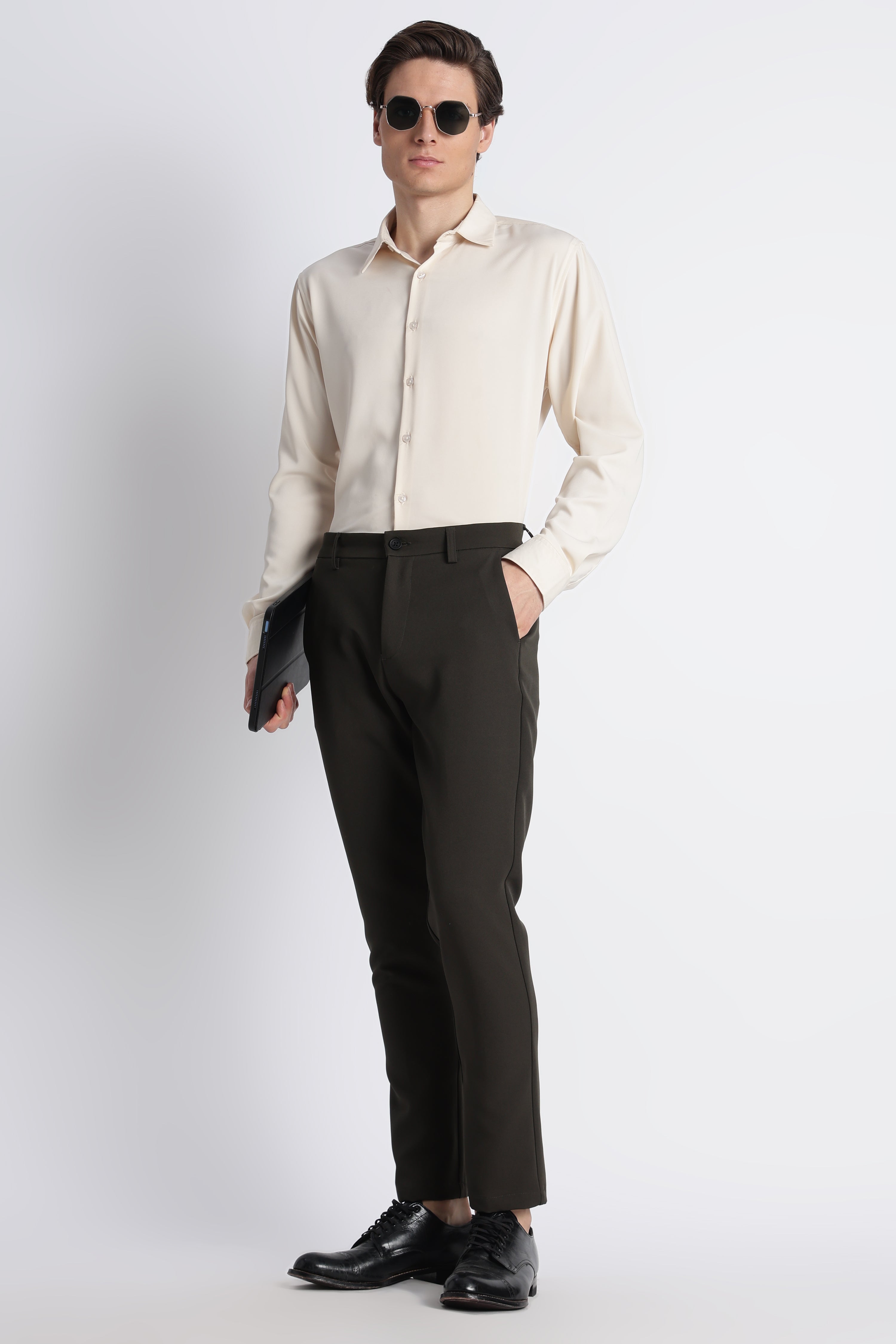 Men Modern Slim Fit Trousers