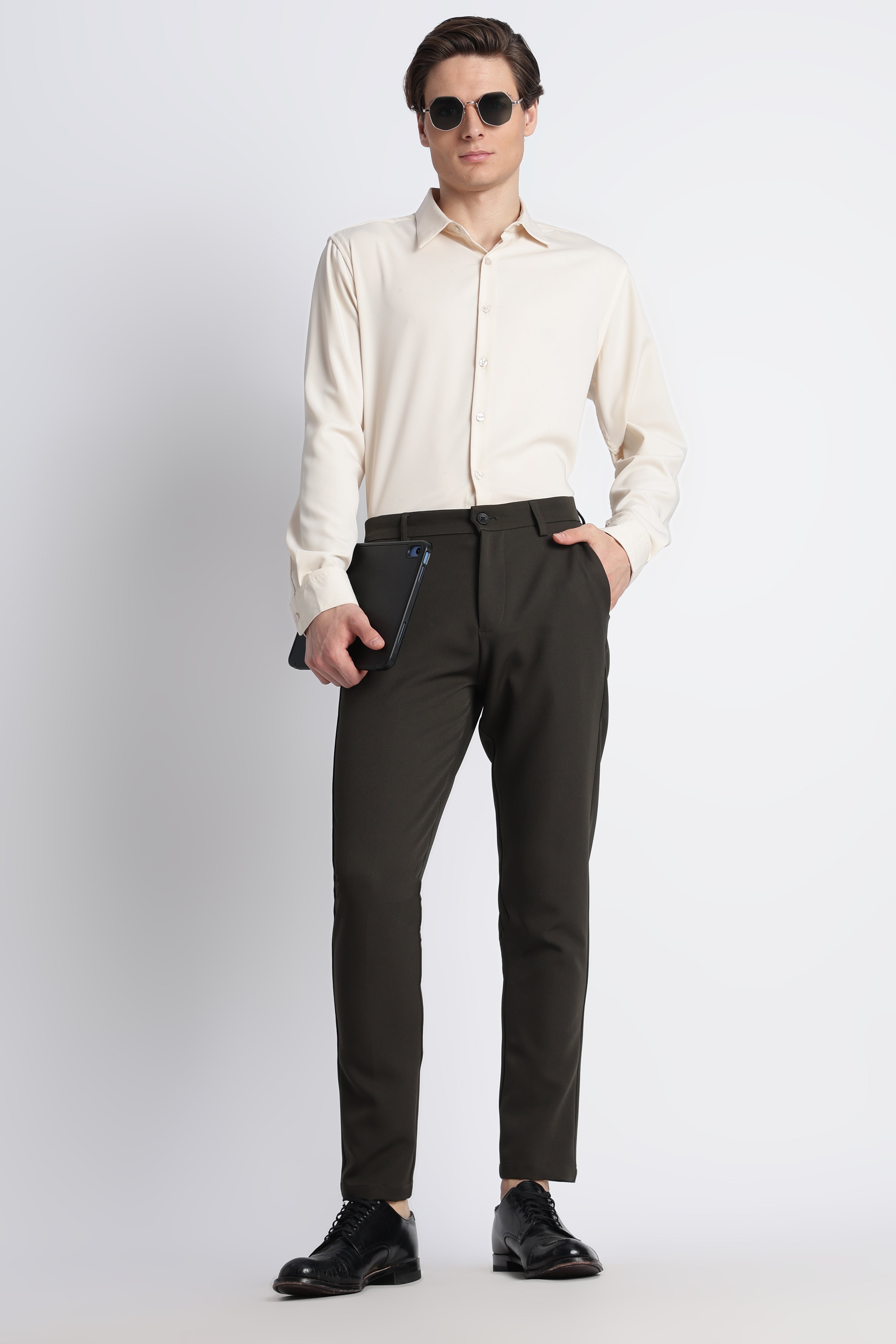 Men Modern Slim Fit Trousers