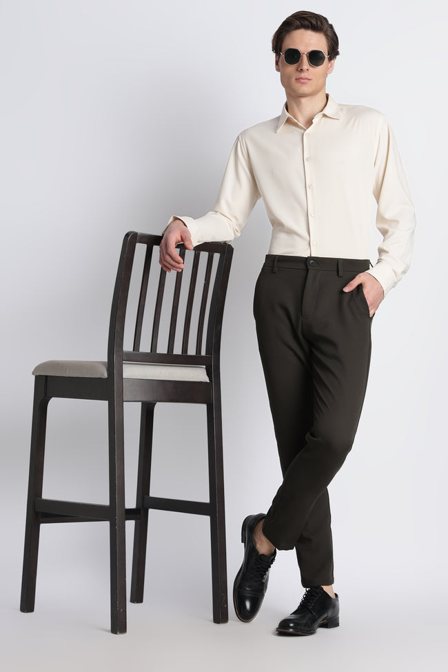 Men Modern Slim Fit Trousers