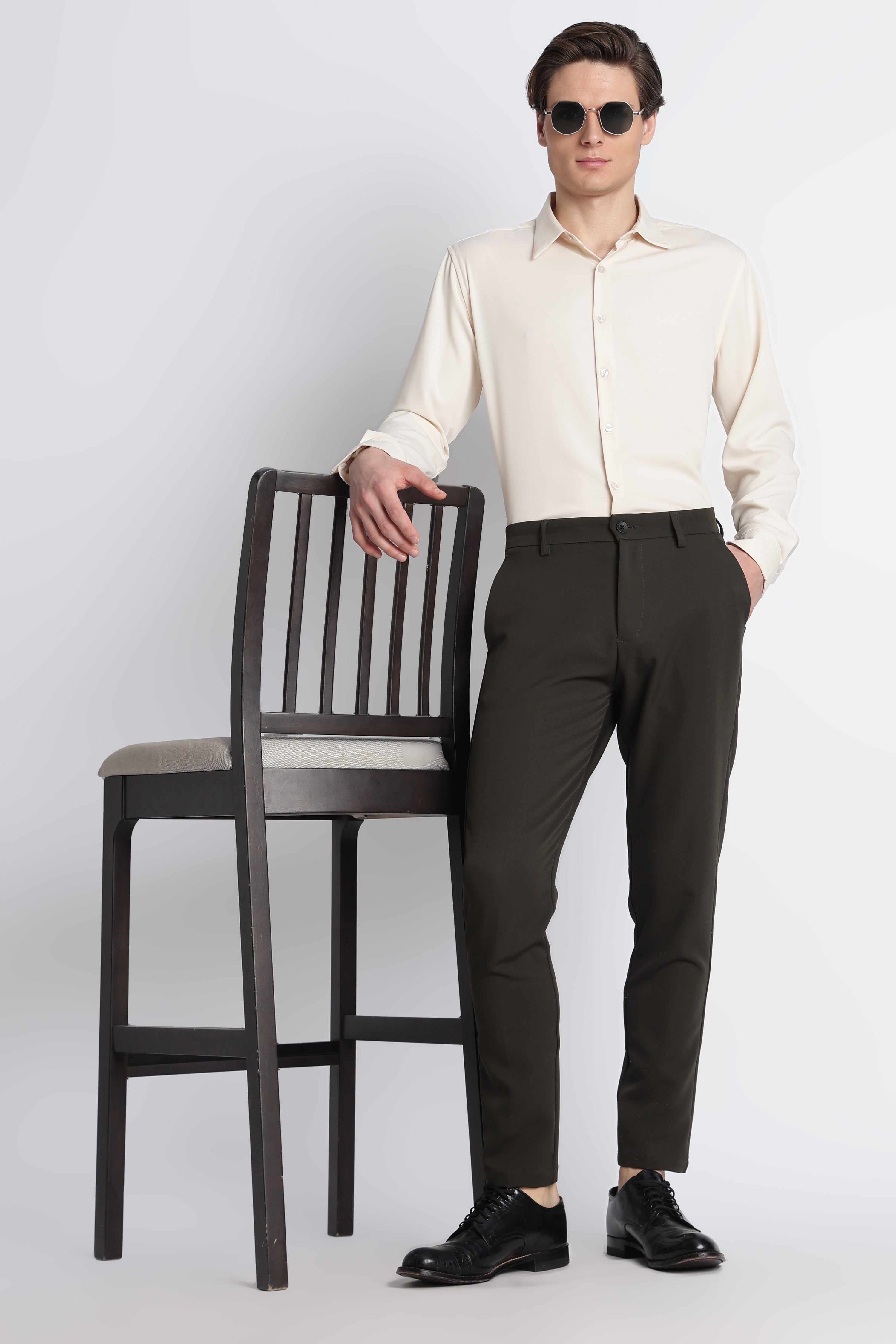 Men Modern Slim Fit Trousers