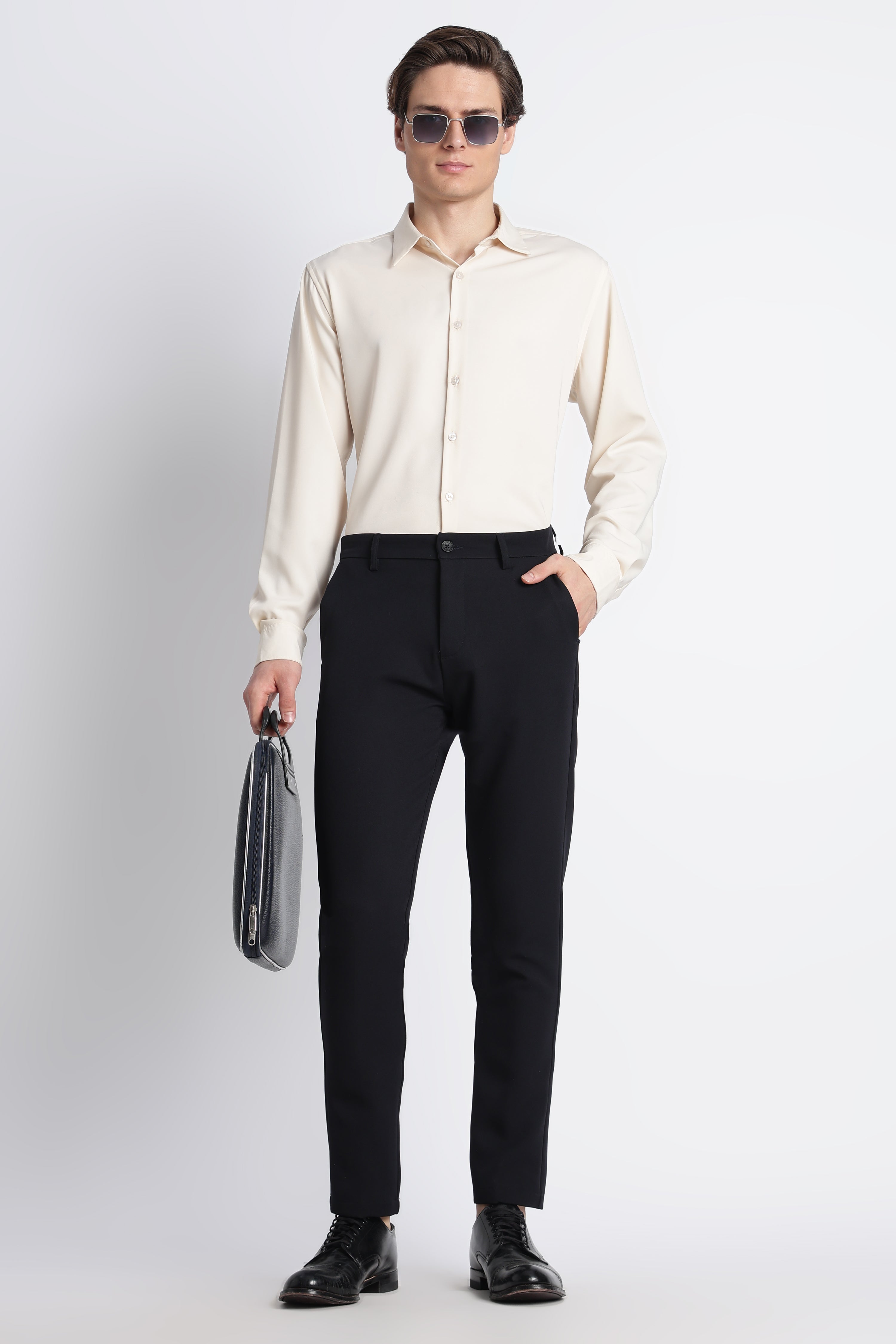 Men Modern Slim Fit Trousers