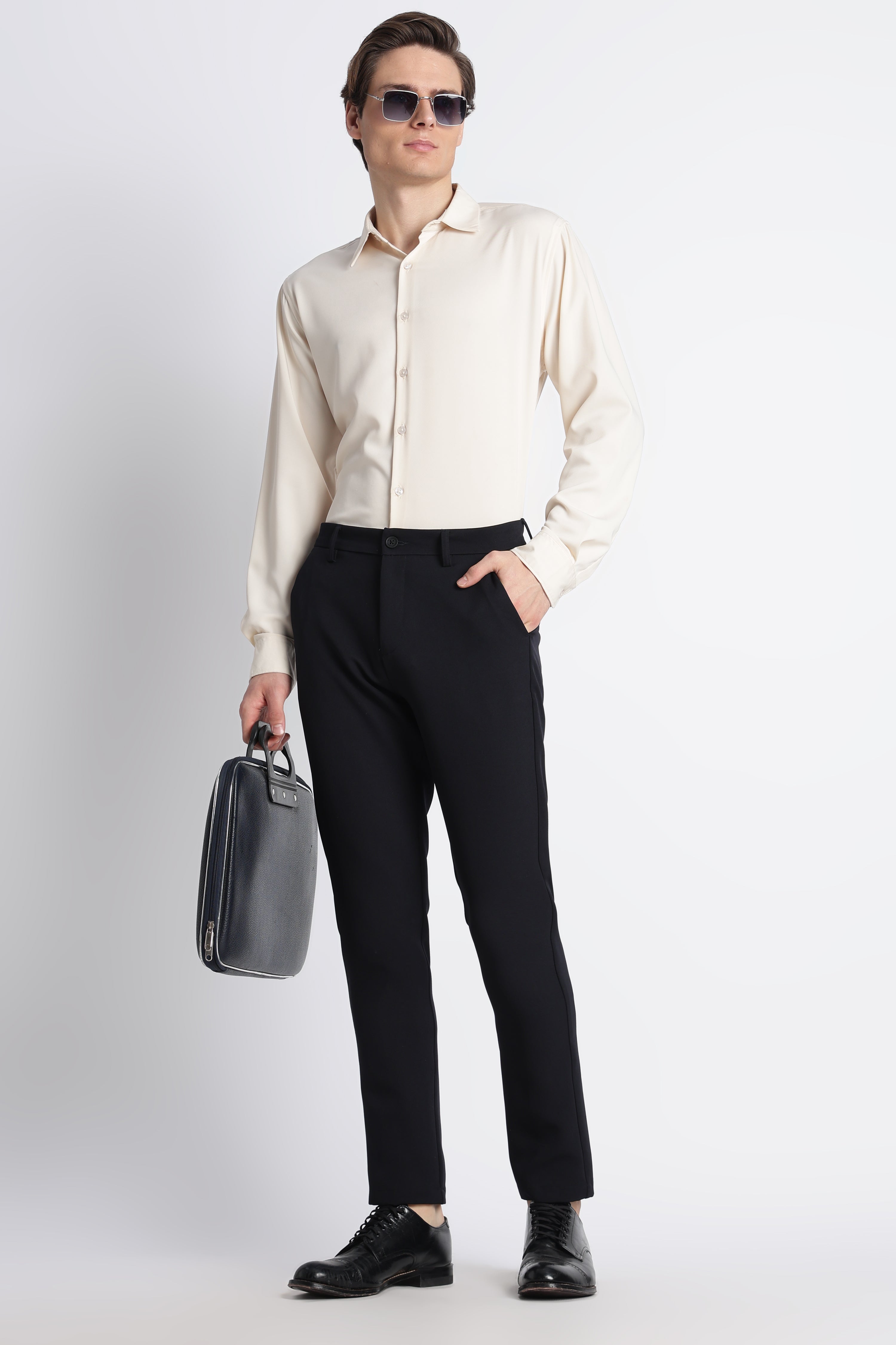 Men Modern Slim Fit Trousers