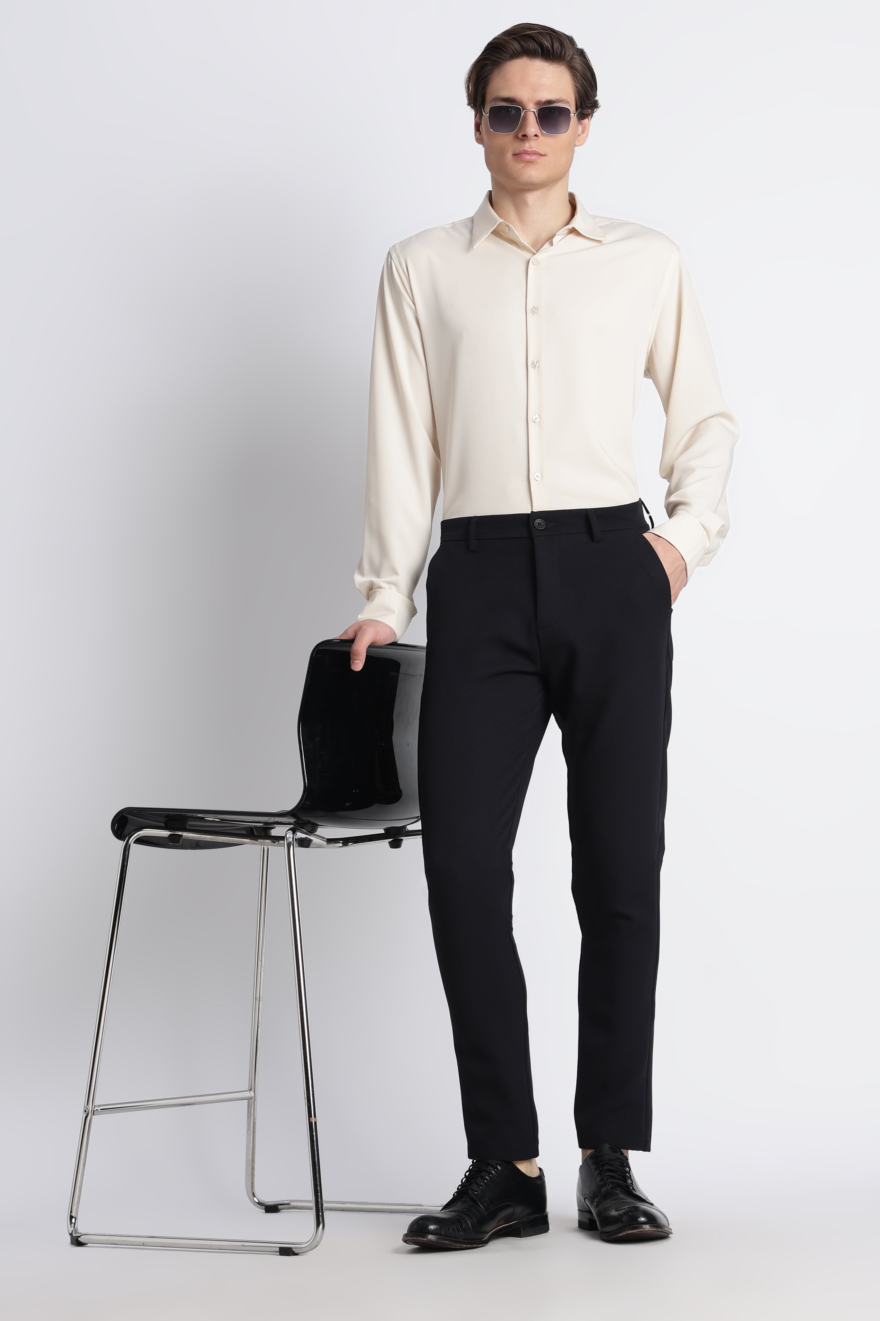 Men Modern Slim Fit Trousers