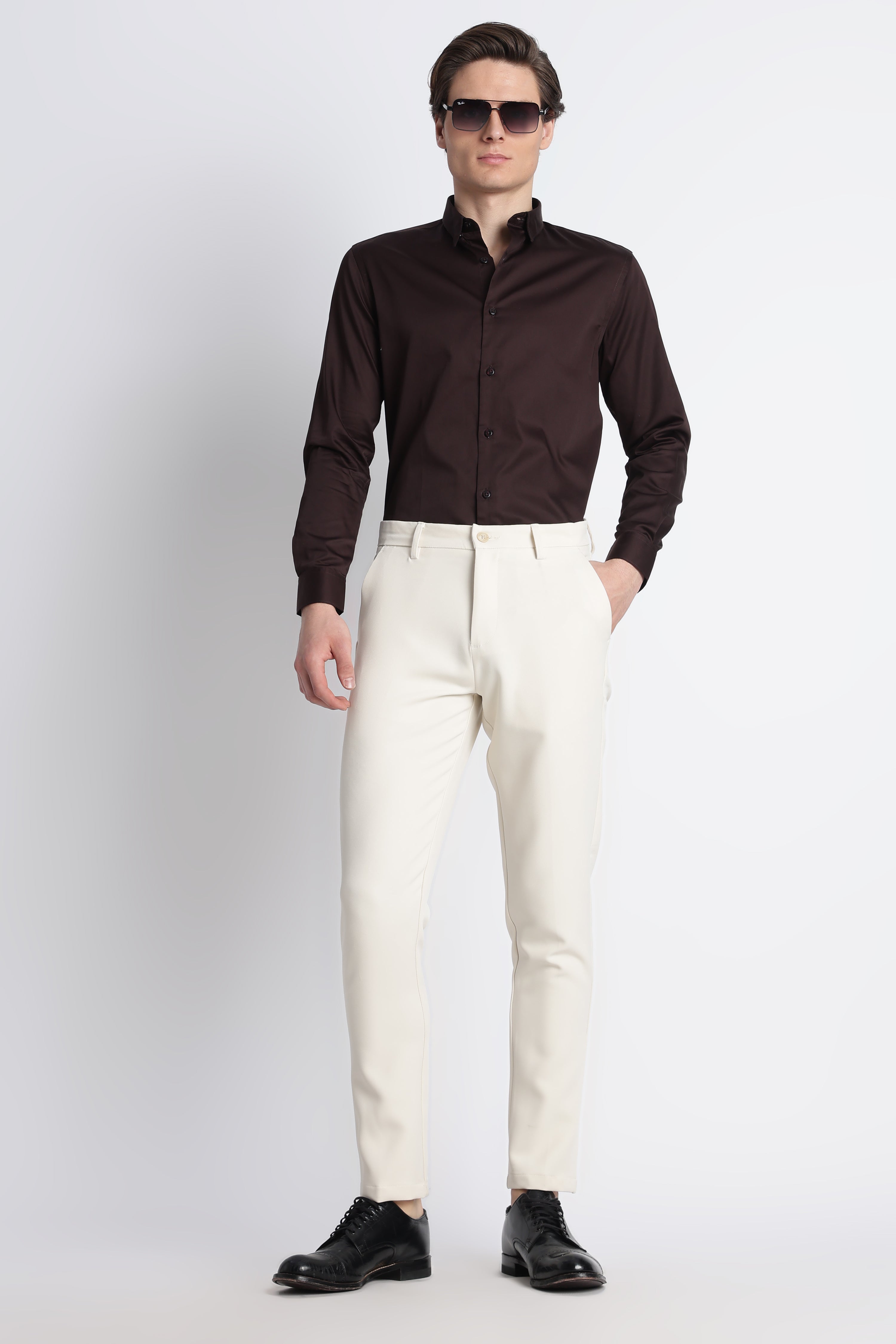Men Modern Slim Fit Trousers