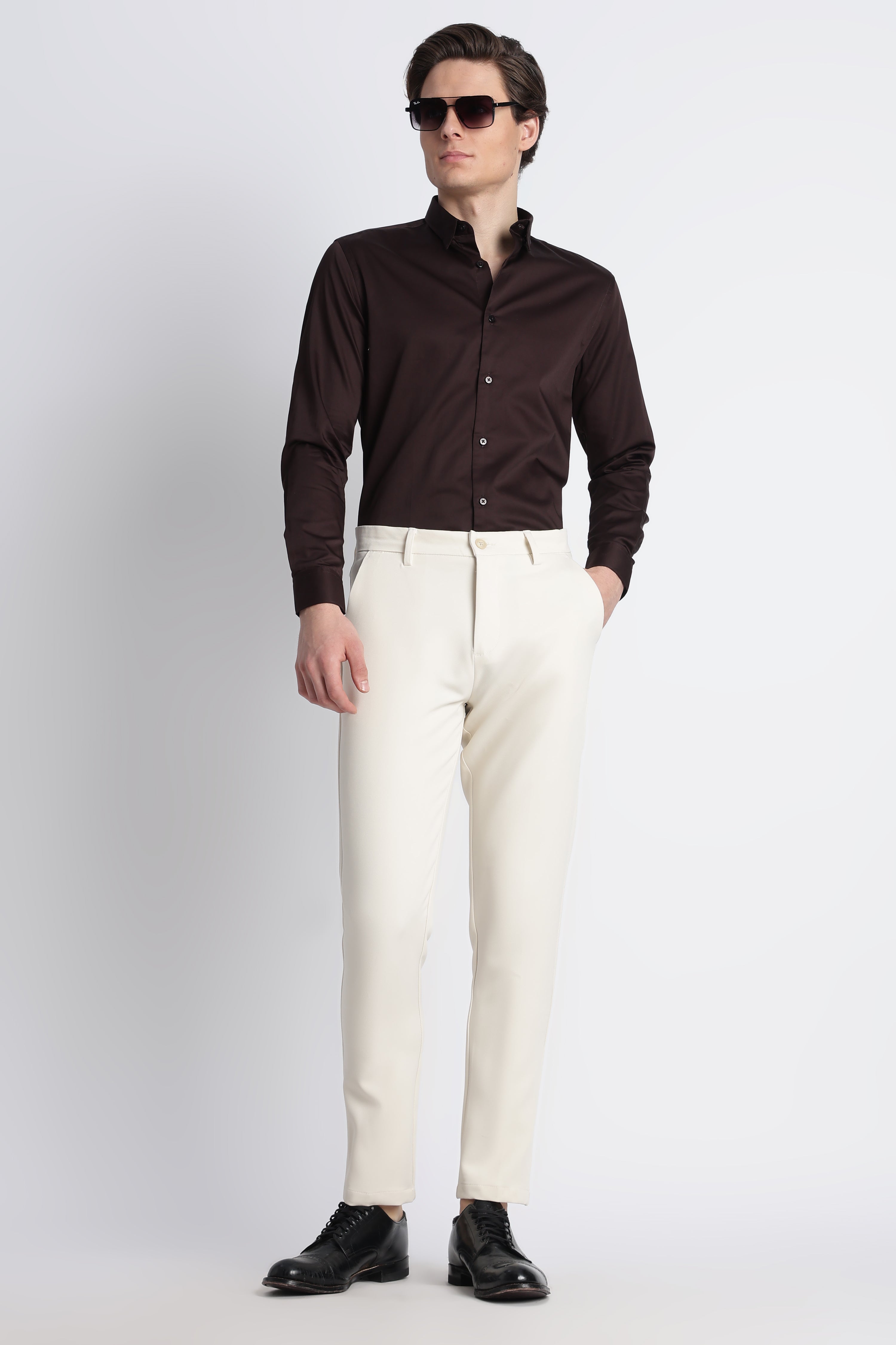 Men Modern Slim Fit Trousers