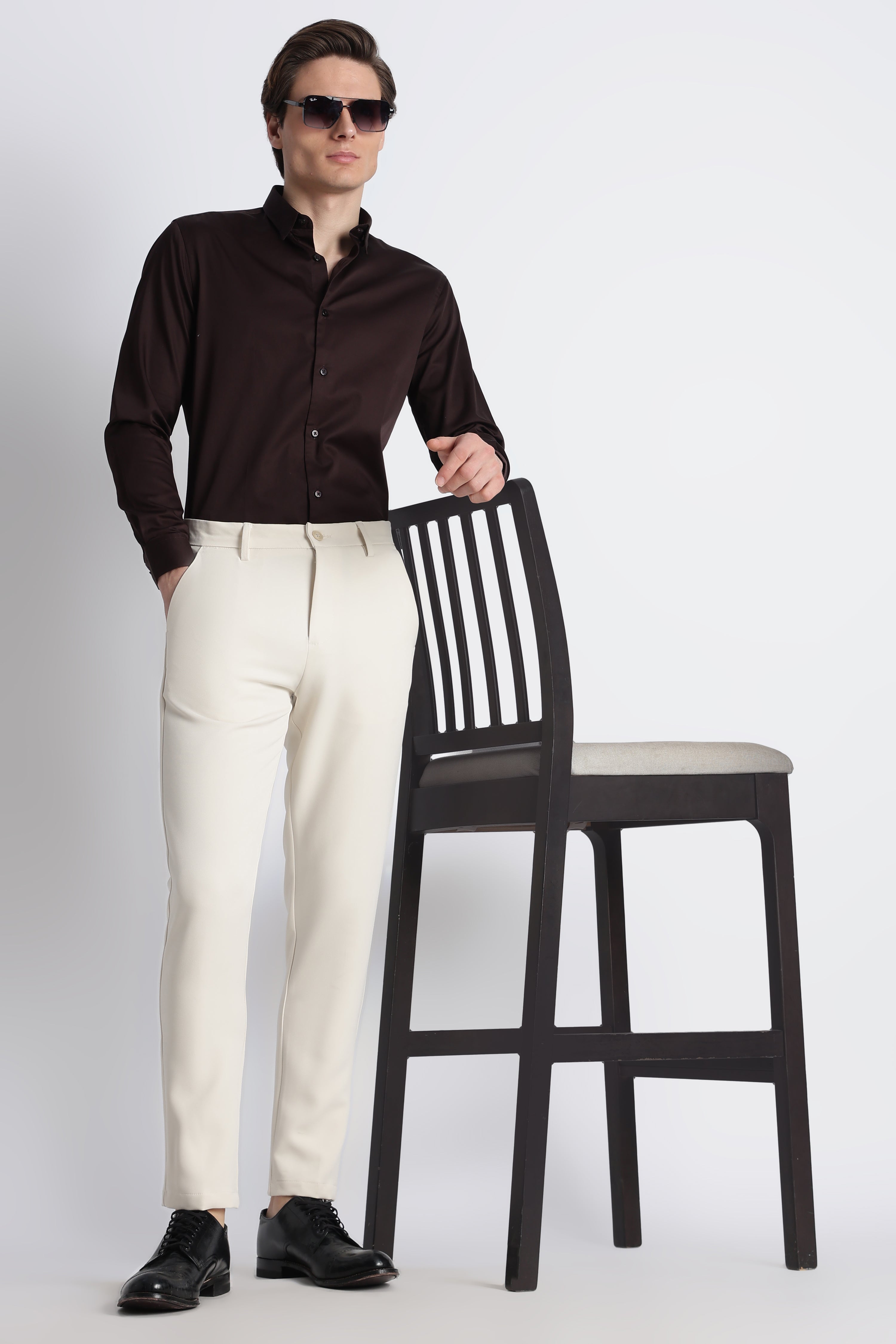 Men Modern Slim Fit Trousers