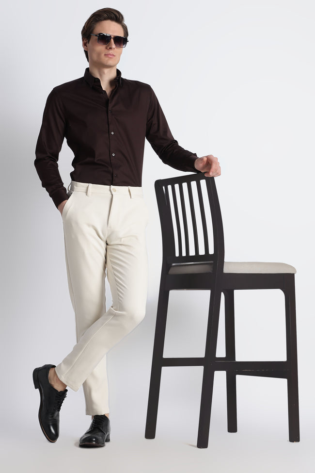 Men Modern Slim Fit Trousers