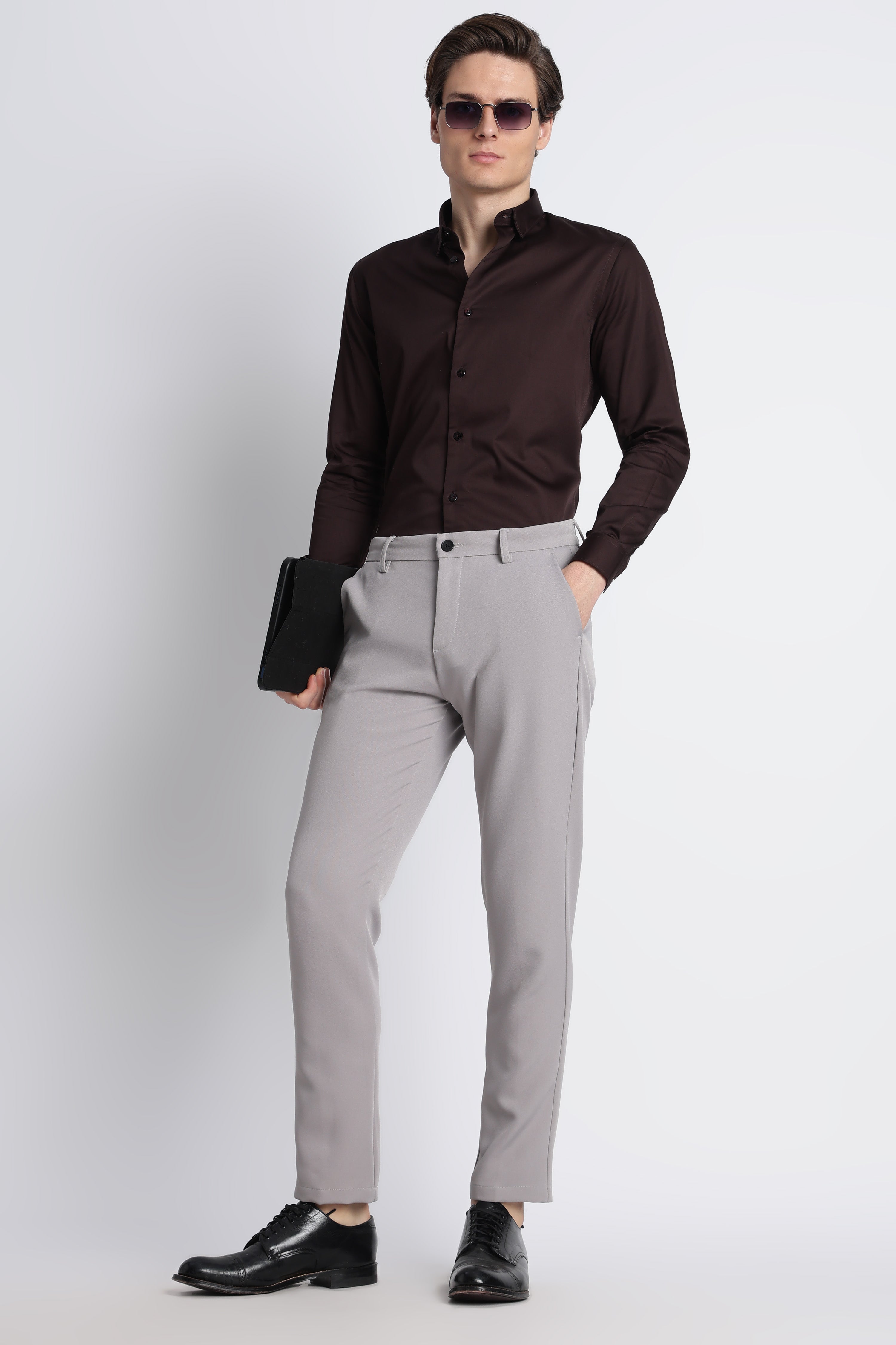 Men Modern Slim Fit Trousers