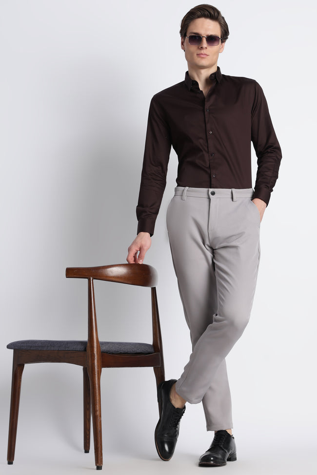 Men Modern Slim Fit Trousers
