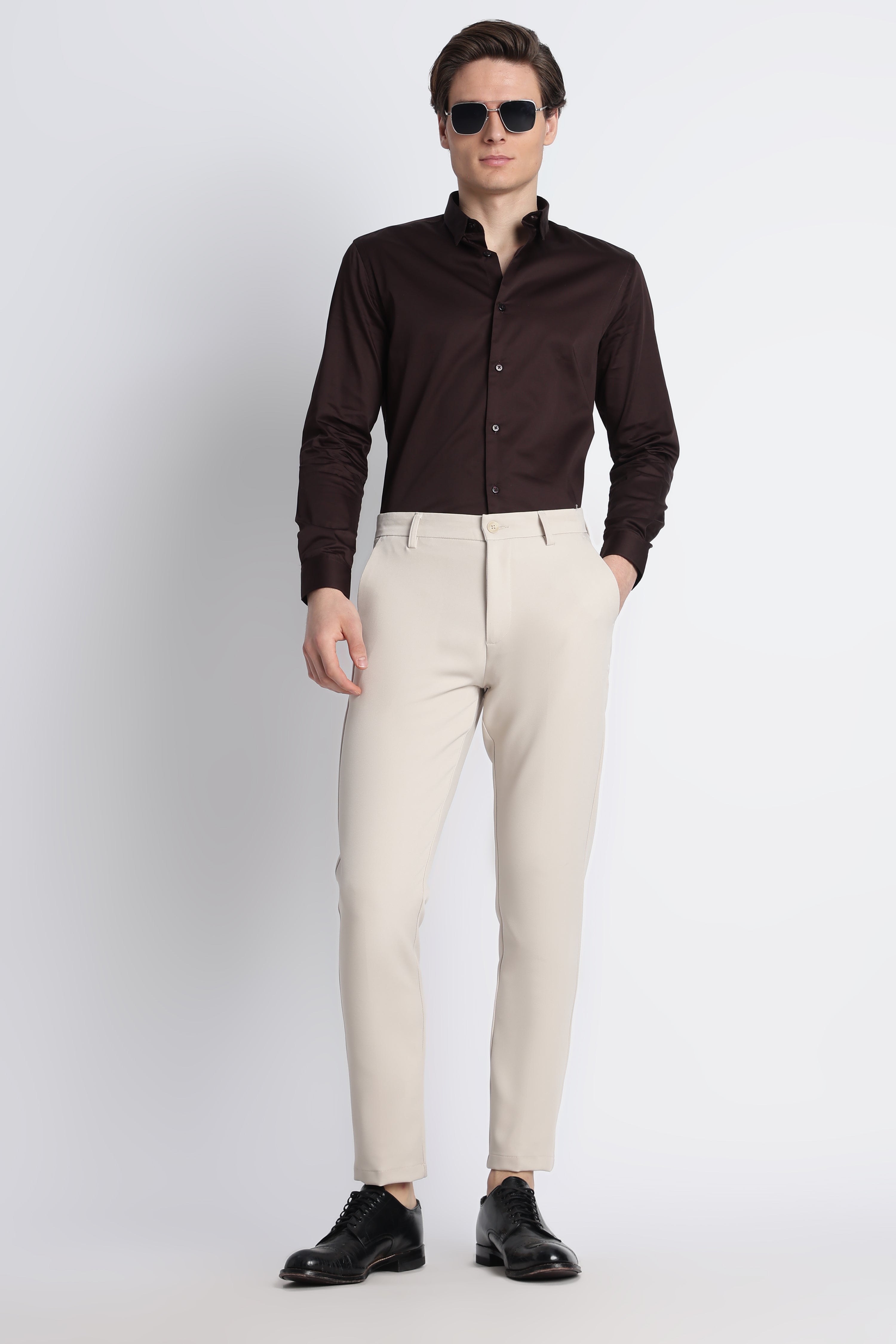 Men Modern Slim Fit Trousers