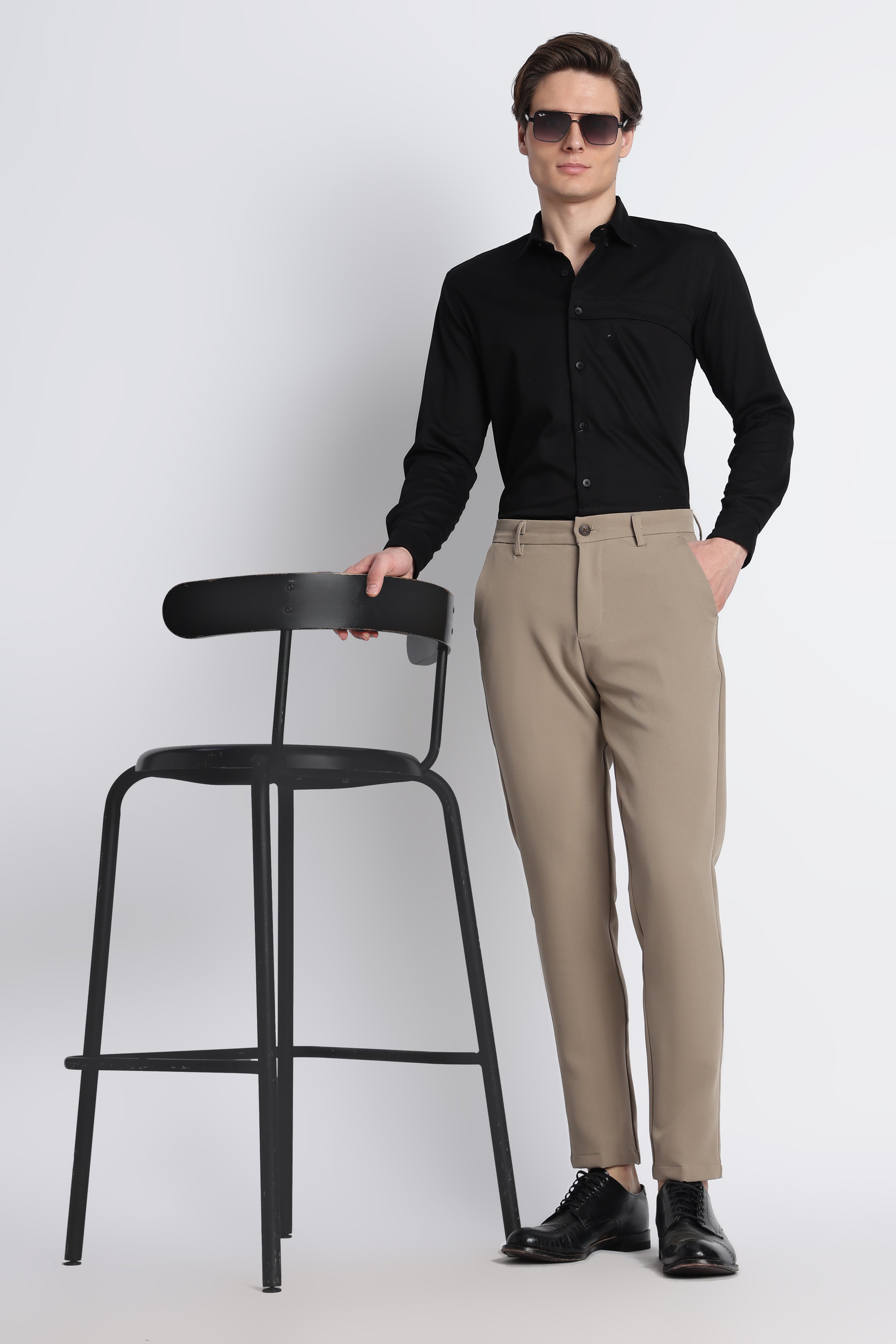 Men Modern Slim Fit Trousers