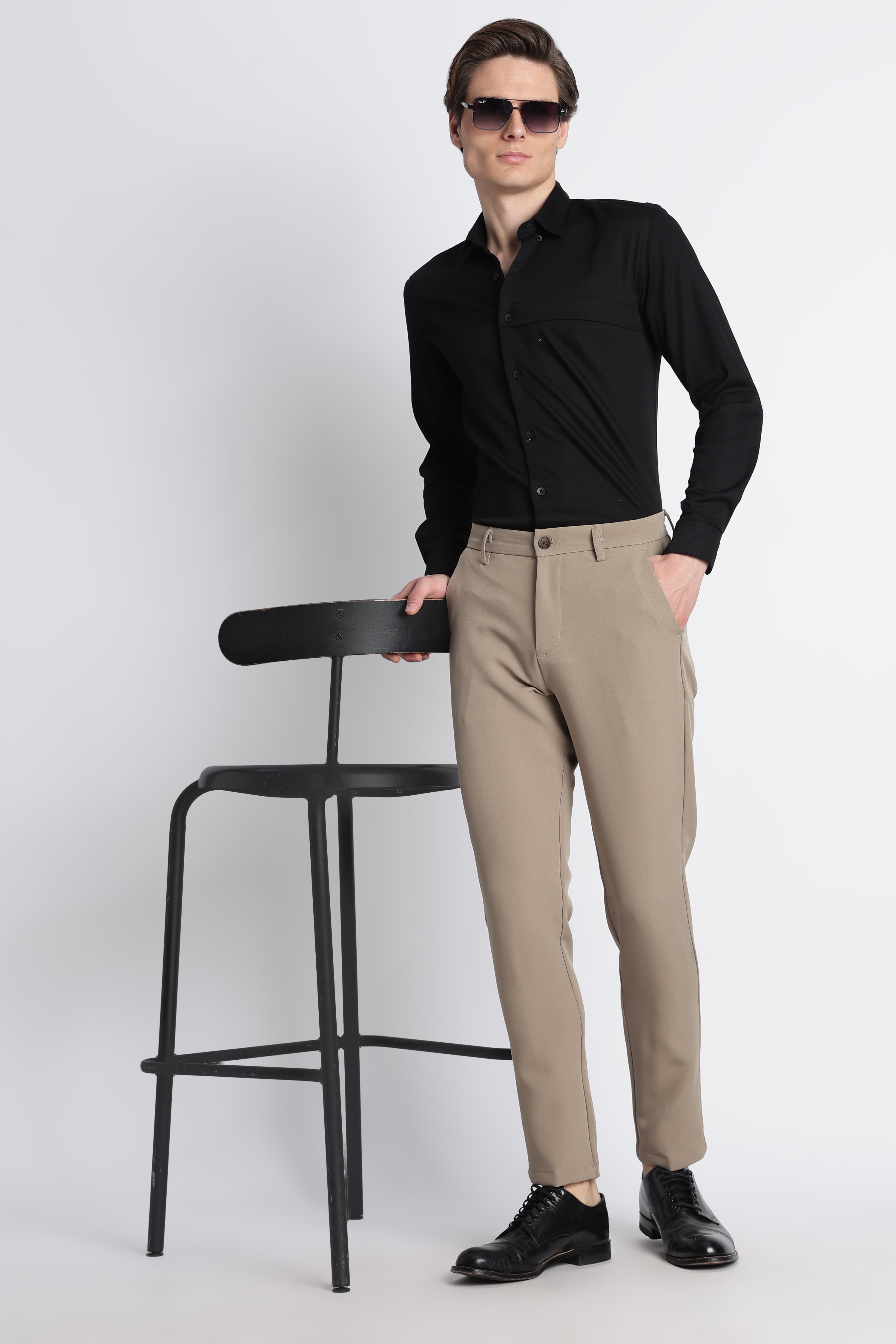 Men Modern Slim Fit Trousers