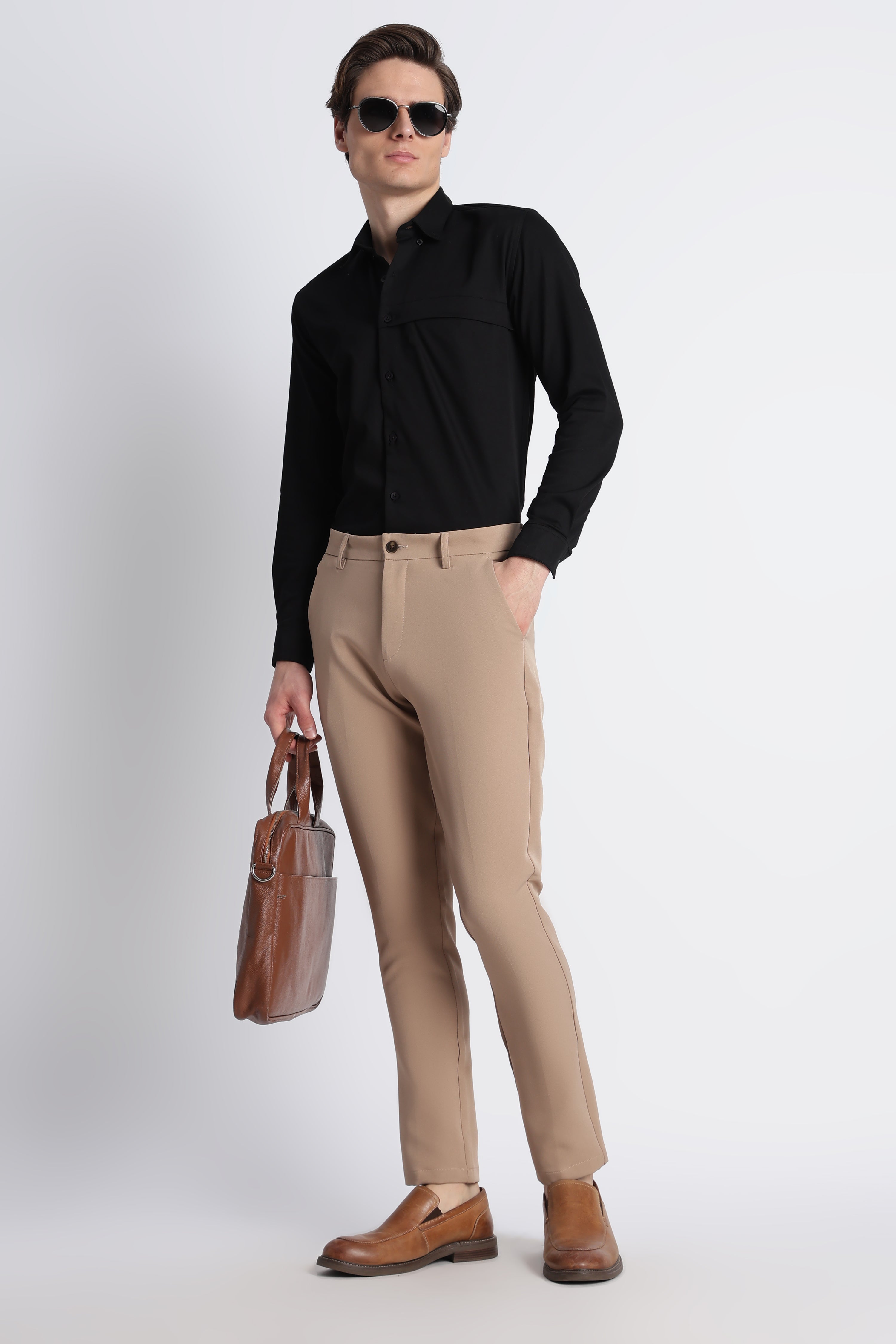 Men Modern Slim Fit Trousers
