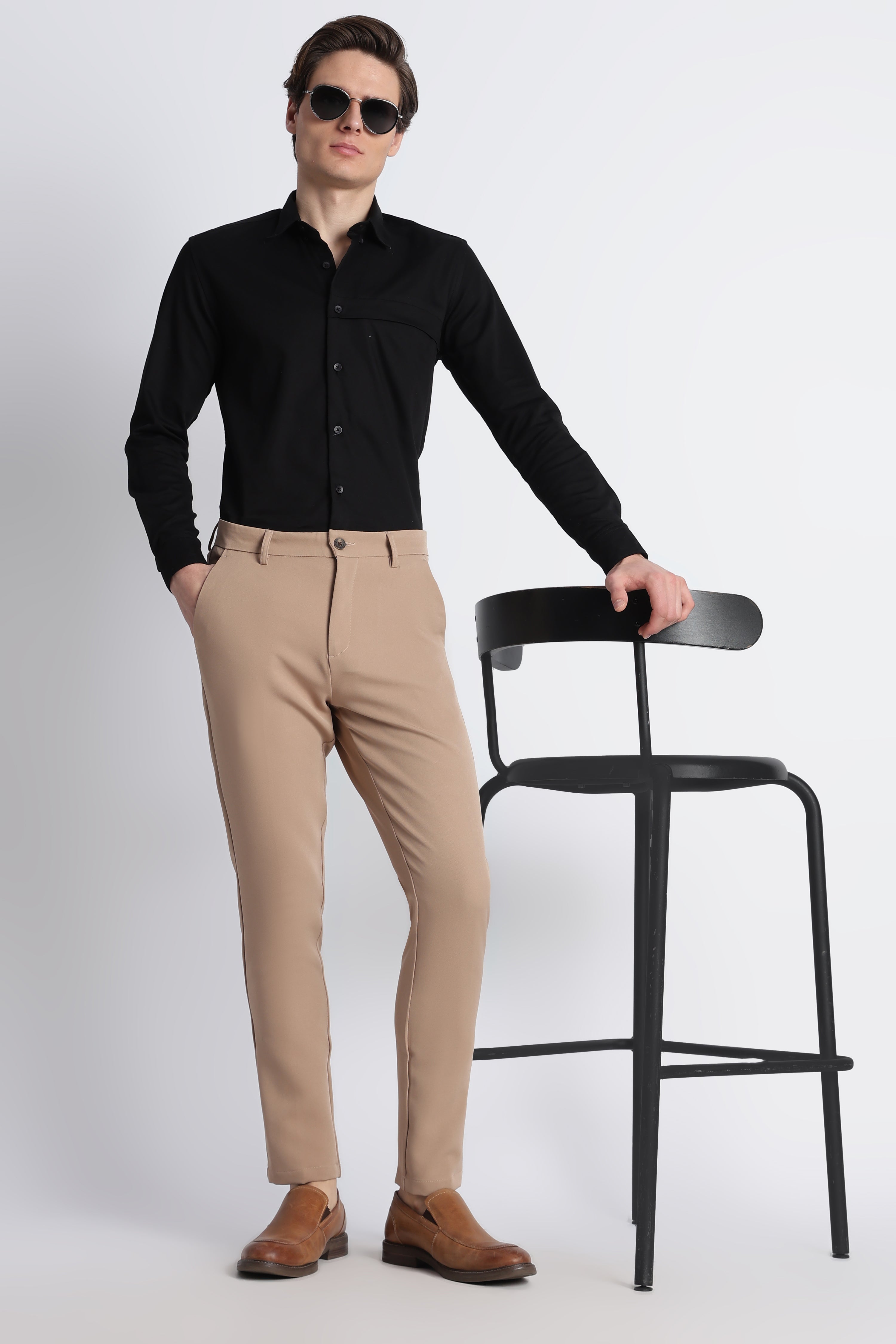Men Modern Slim Fit Trousers